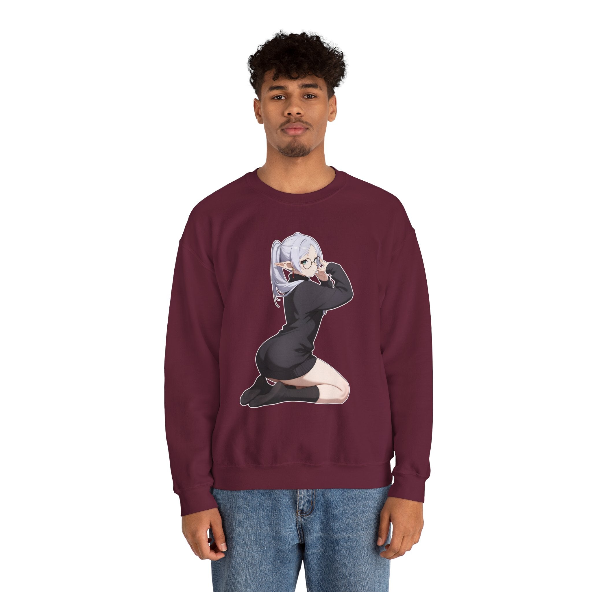 Cute Frieren Unisex Heavy Blend™ Crewneck Sweatshirt