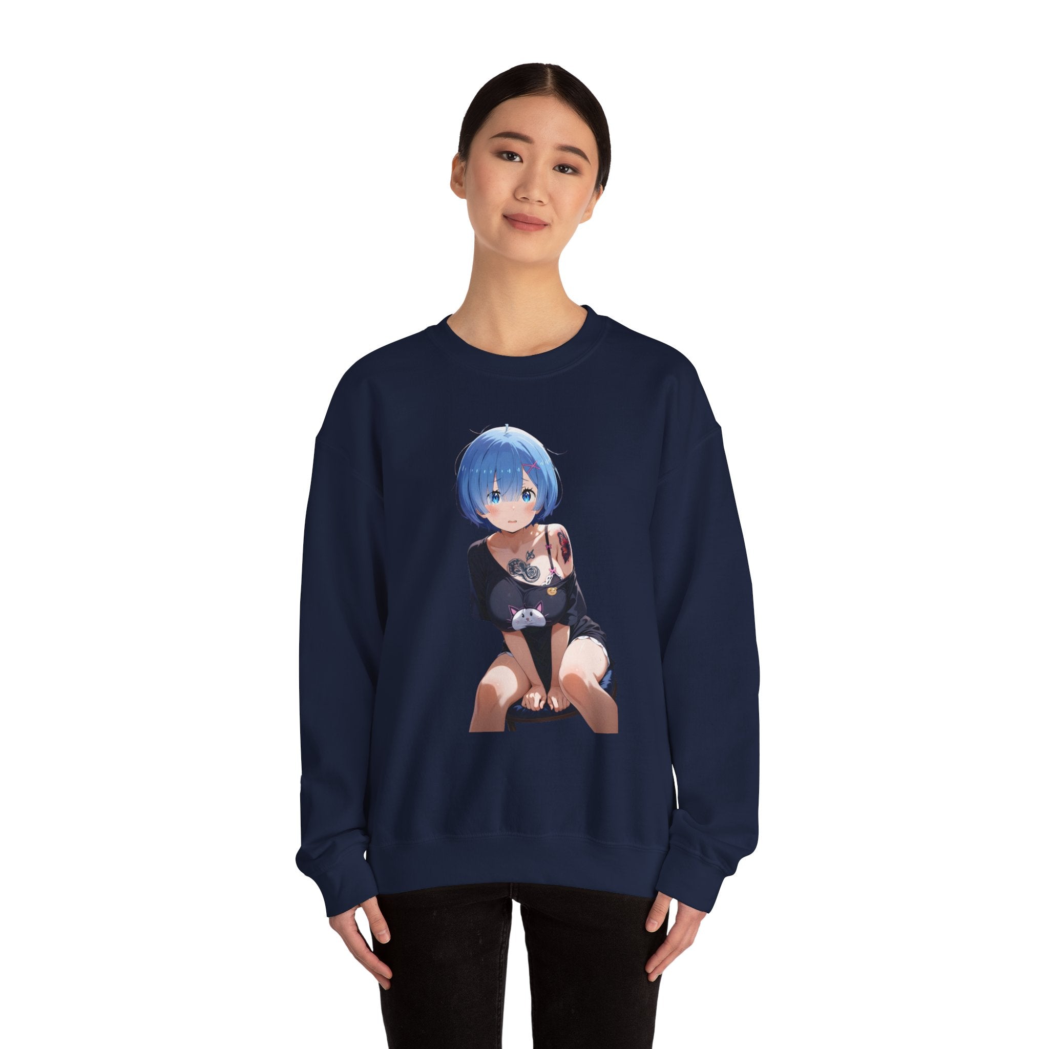 Sexy Rem Tattooed Unisex Heavy Blend™ Crewneck Sweatshirt