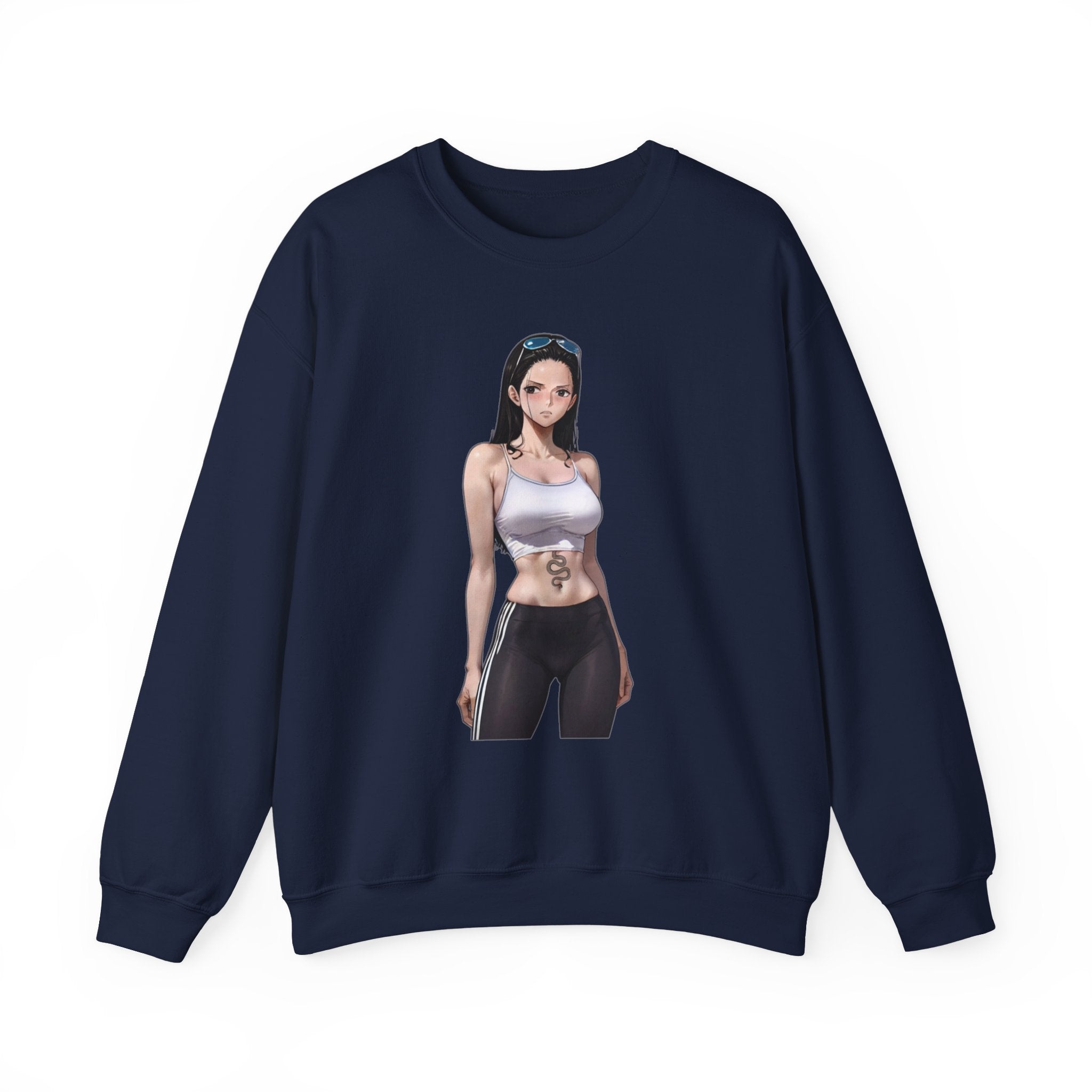Copy of Nico Robin Catgirl Casual Anime Unisex Heavy Blend™ Crewneck Sweatshirt
