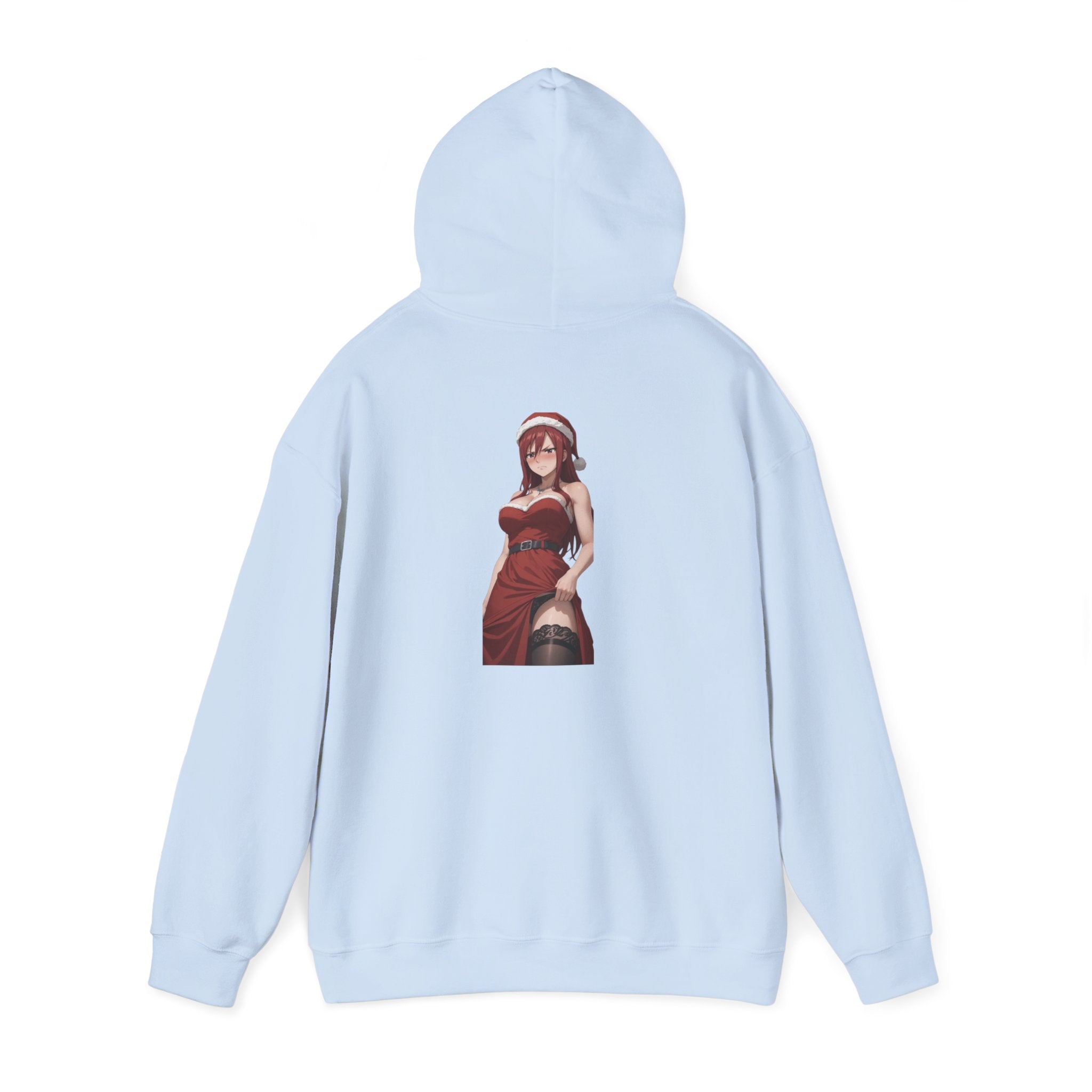 Ezra Scarlet Christmas Themed Angry Anime Unisex Heavy Blend™ Hooded Sweatshirt
