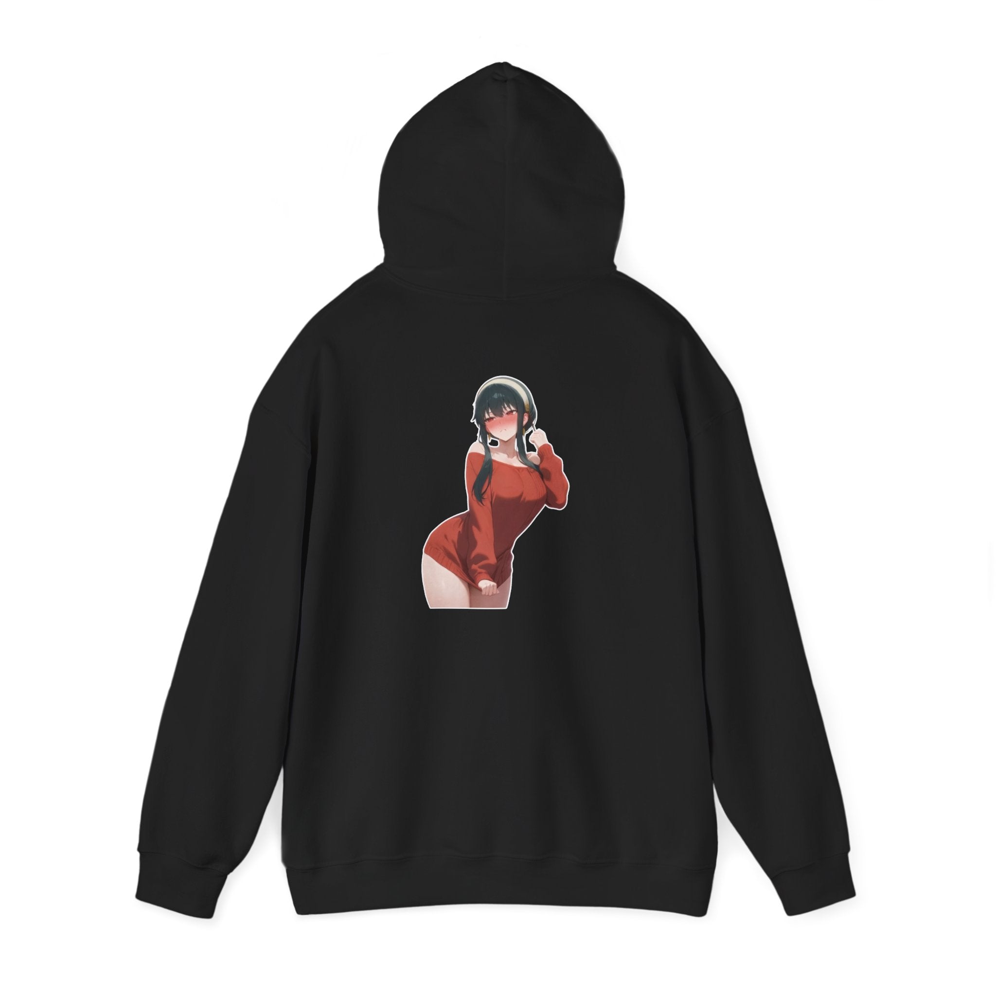 Yor Forger Blushing Waifu Unisex Heavy Blend™ Hooded Sweatshirt