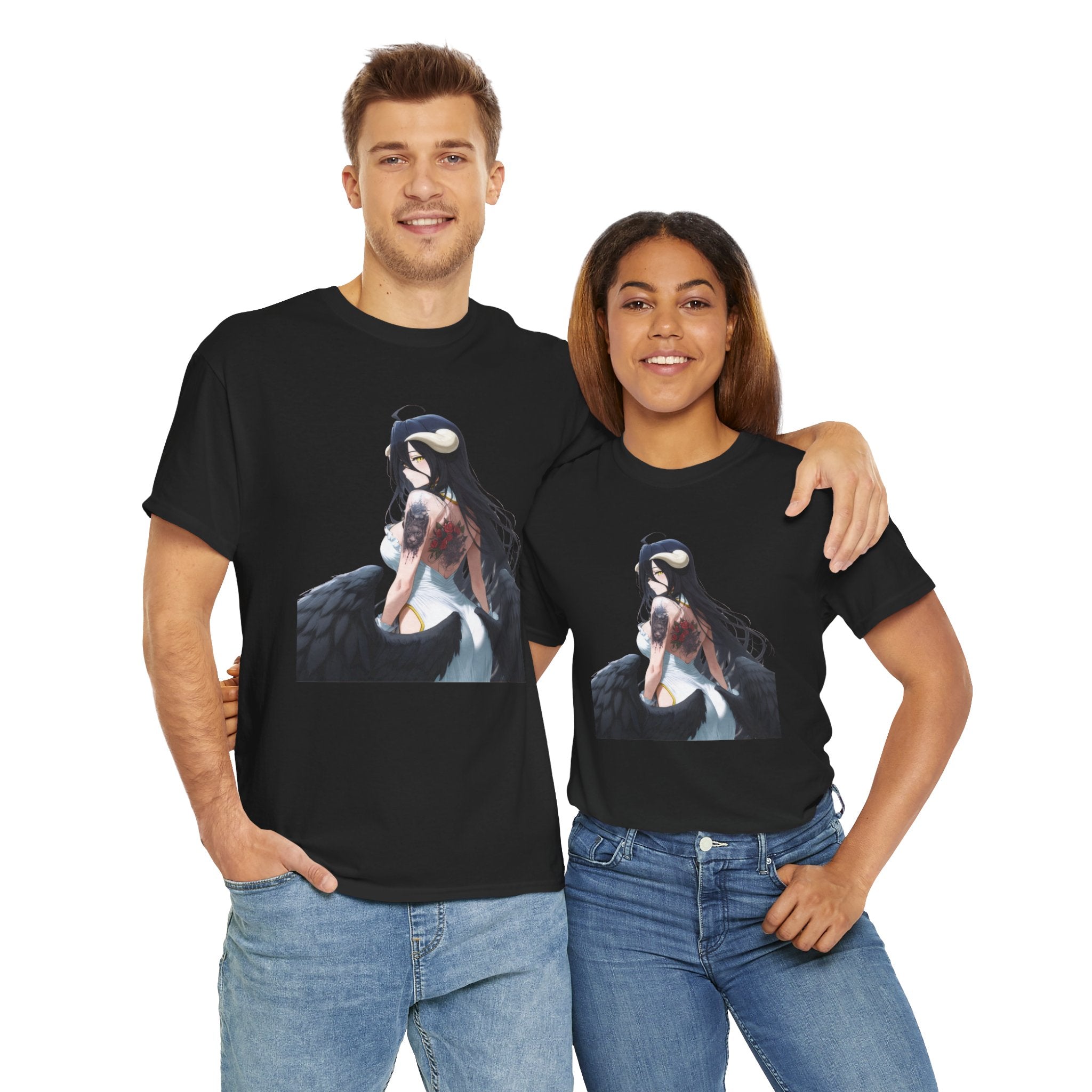 Gothic Albedo Overlord Waifu Unisex Heavy Cotton Tee