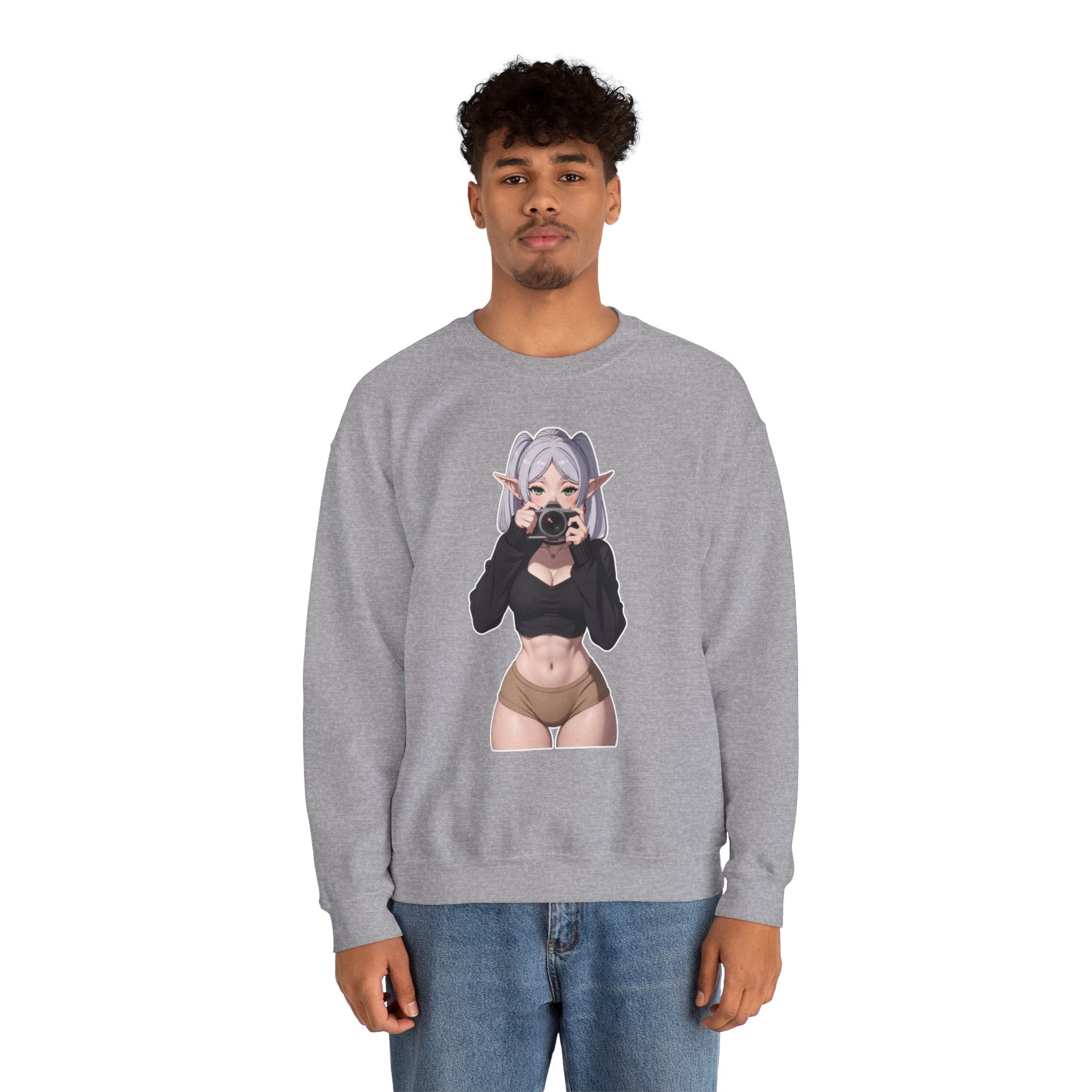 Frieren Cute Unisex Heavy Blend™ Crewneck Sweatshirt