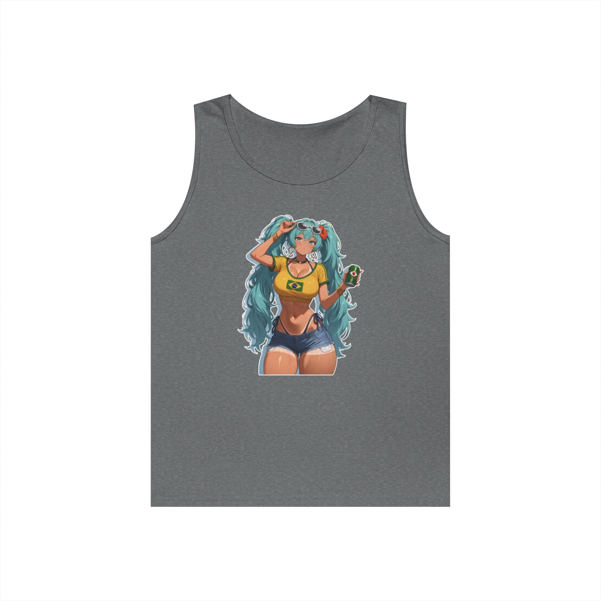 Hatsune Miku Brazil Girl Heavy Cotton Tank Top