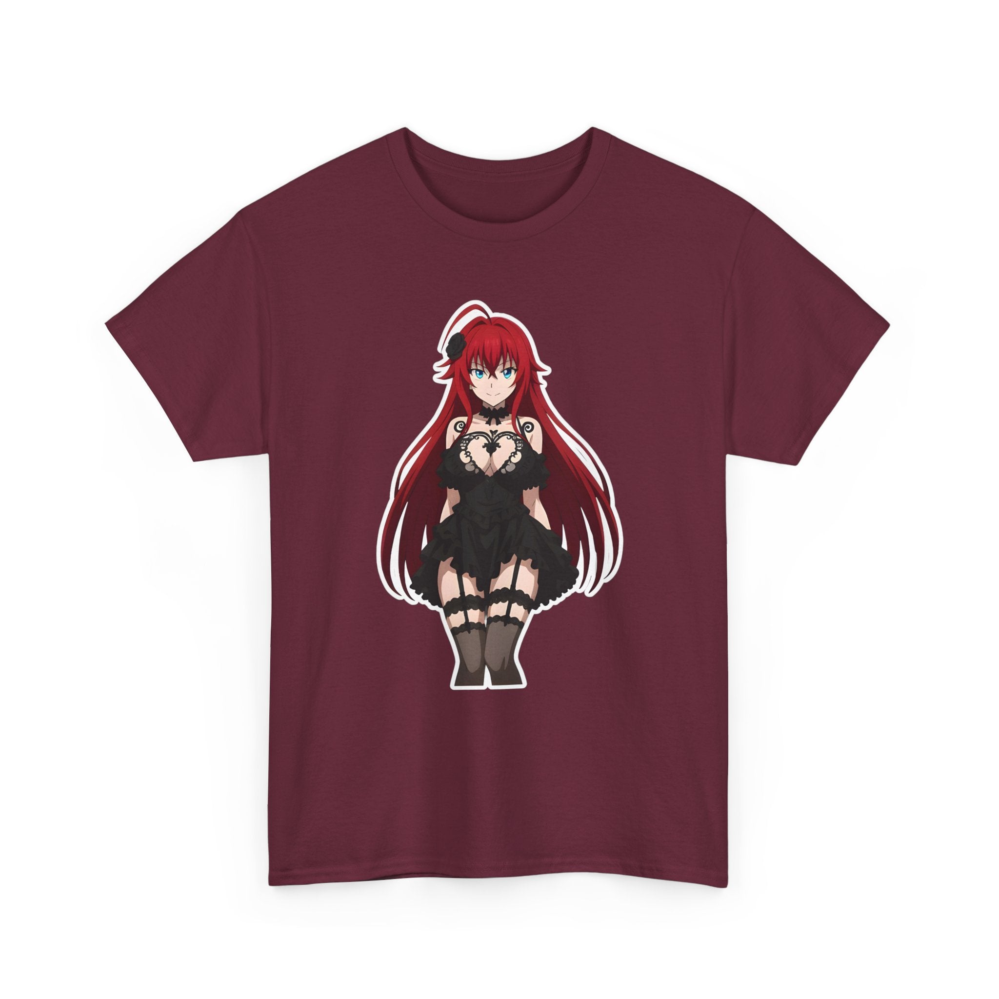 Rias Gremory Gothic Style Waifu Unisex Heavy Cotton Tee