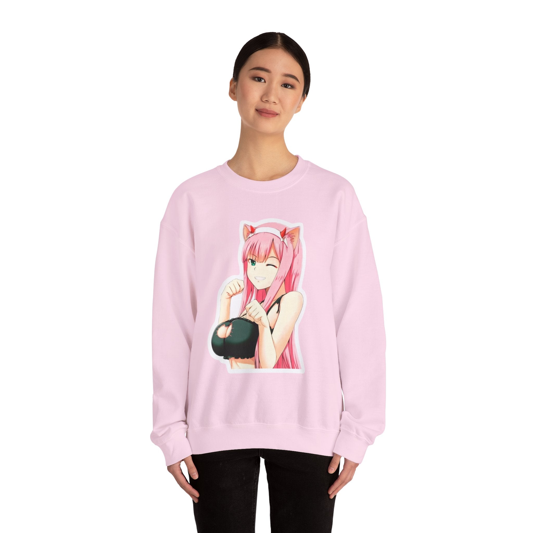 Zero Two Sexy Style Unisex Heavy Blend™ Crewneck Sweatshirt