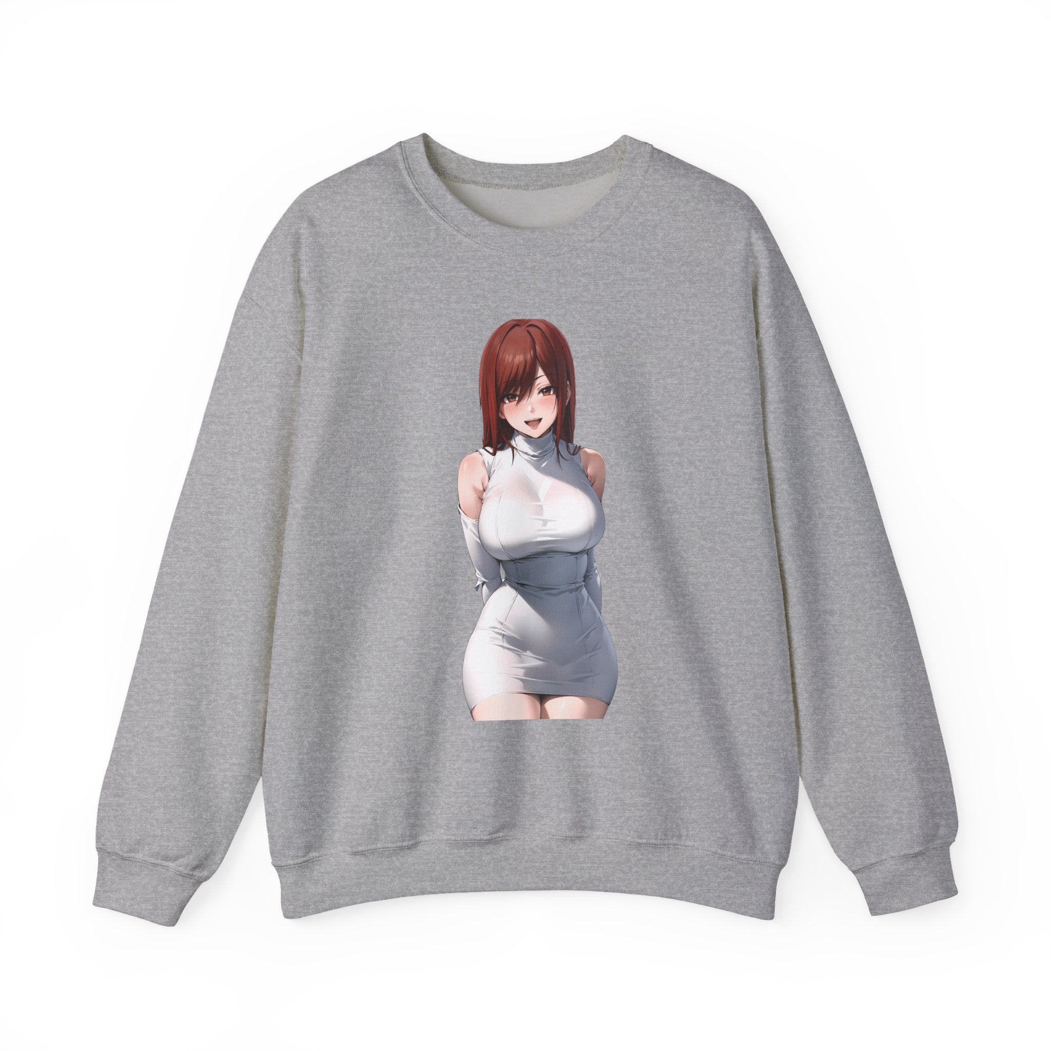 Ezra Scarlet Charming White Dress Anime Unisex Heavy Blend™ Crewneck Sweatshirt