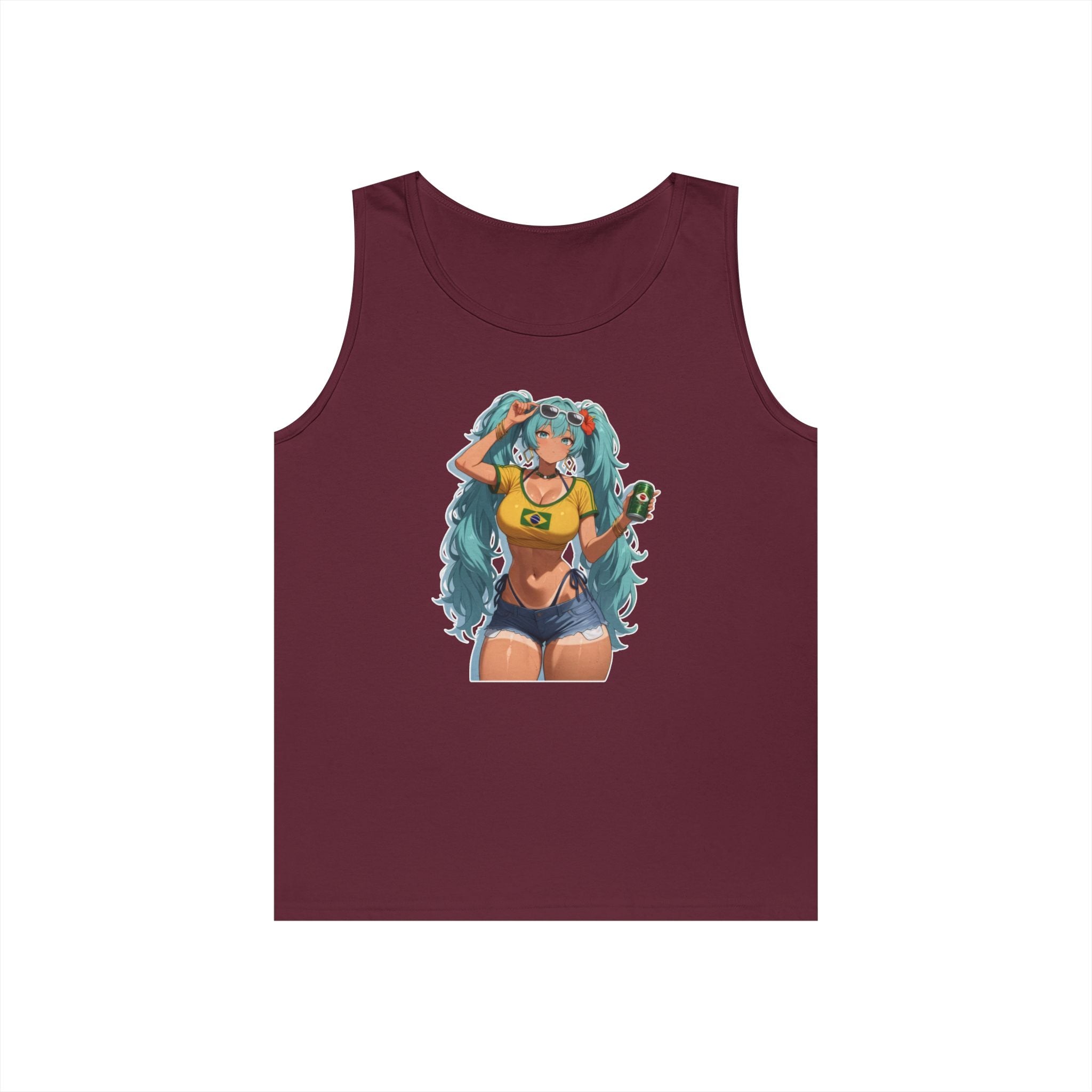Hatsune Miku Brazil Girl Heavy Cotton Tank Top