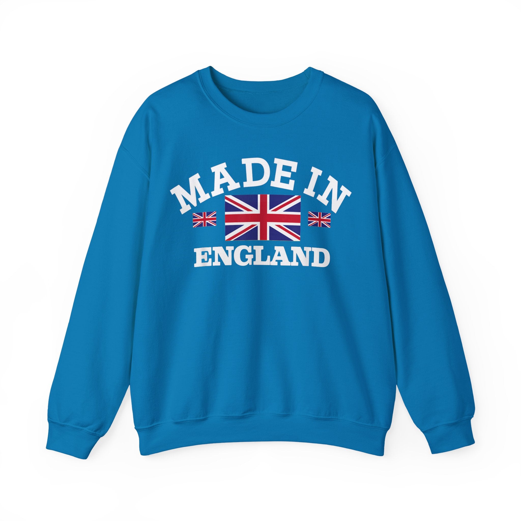Made in England British Flag Union Jack Unisex Heavy Blend™ Crewneck Sweatshirt