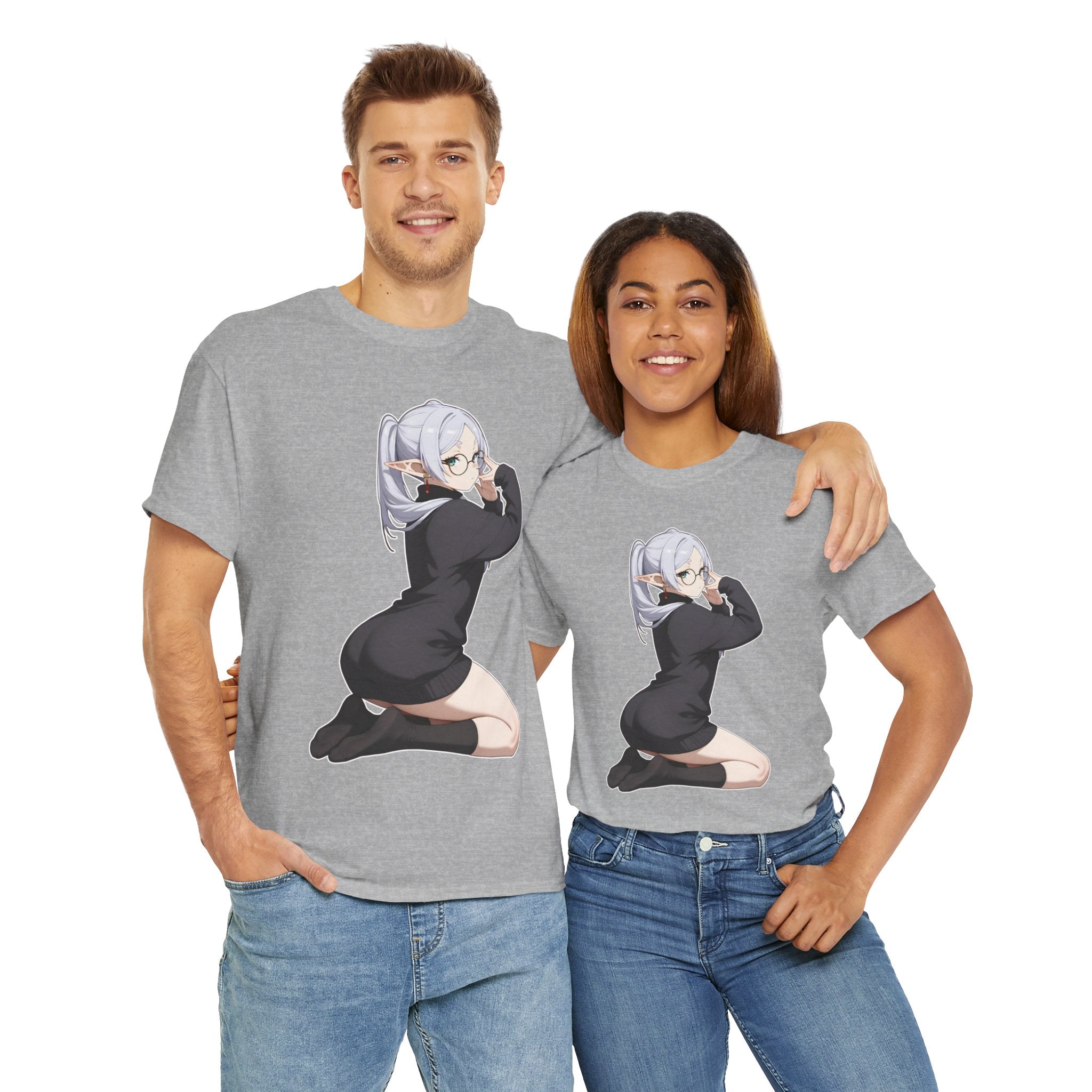 Cute Frieren Unisex Heavy Cotton Tee