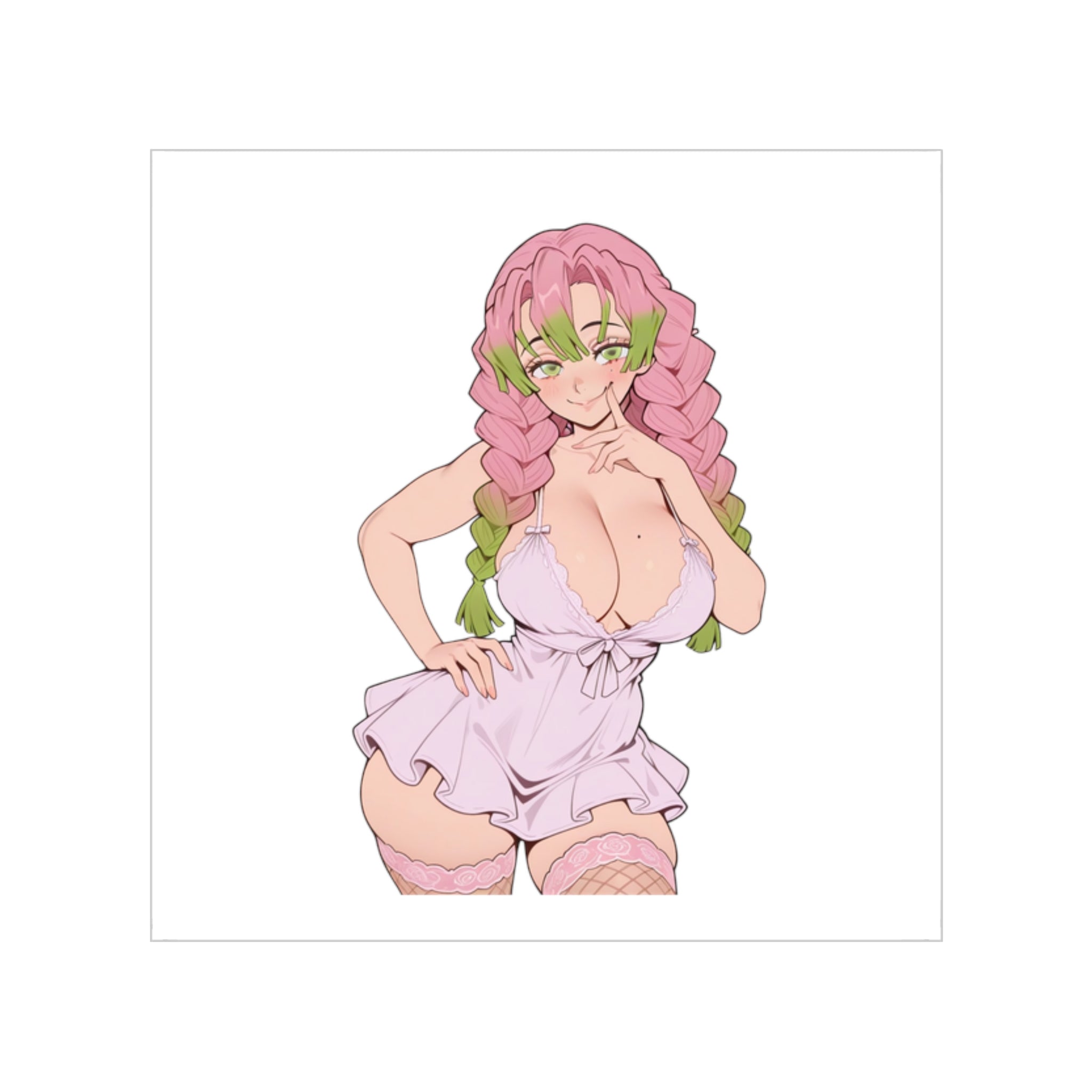 Kanroji Mitsuri Cansual Sexy Waifu Sticker