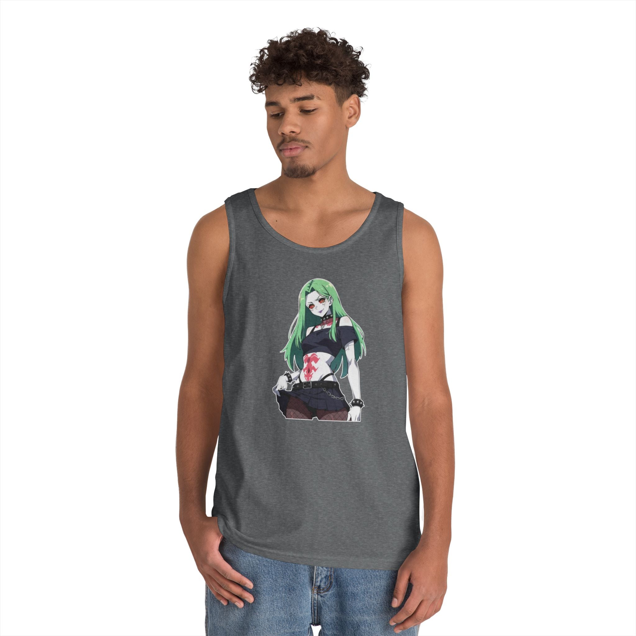 Rebecca Cyberpunk Futuristic Heavy Cotton Tank Top