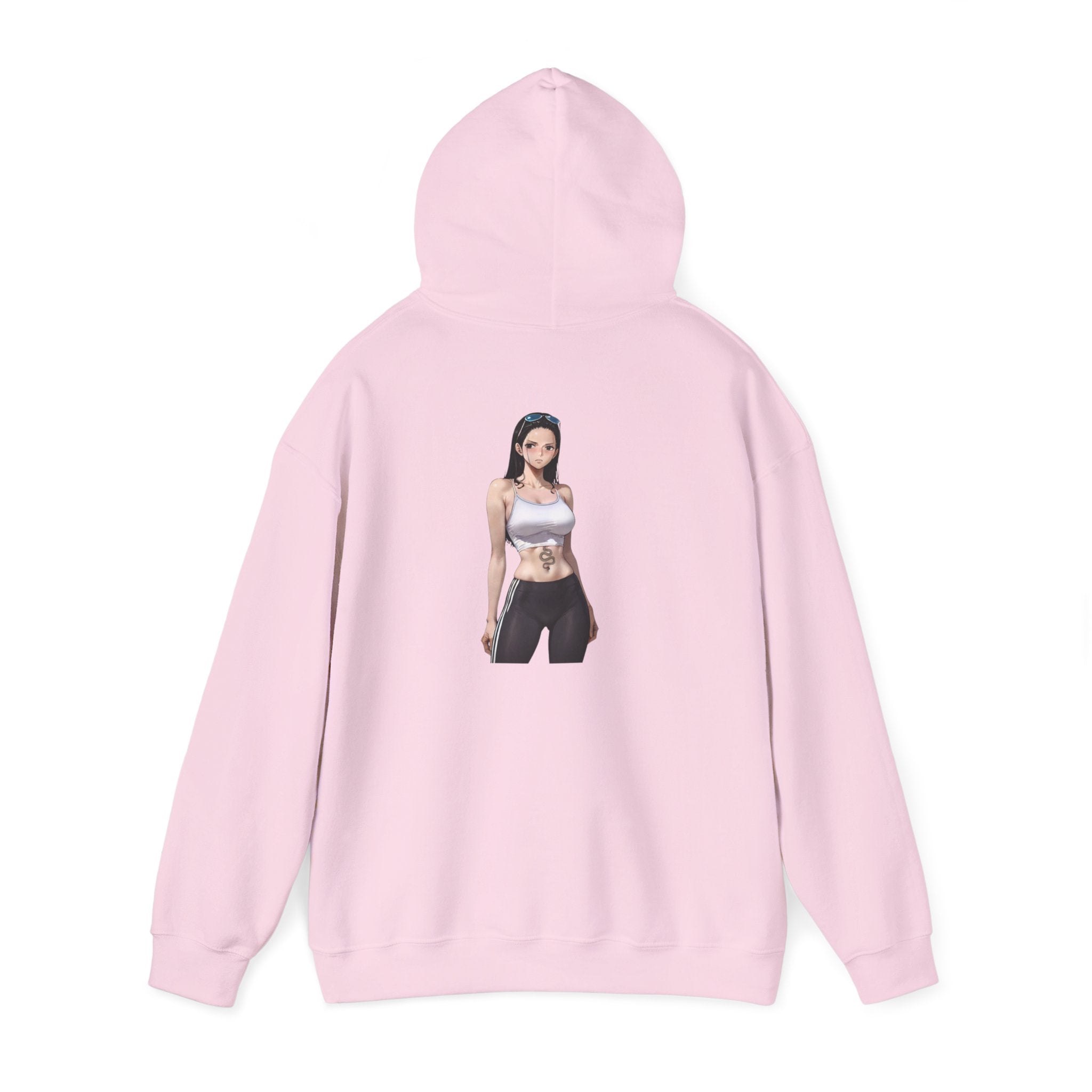 Nico Robin Sporty Snake Tattoo Anime Unisex Heavy Blend™ Hooded Sweatshirt
