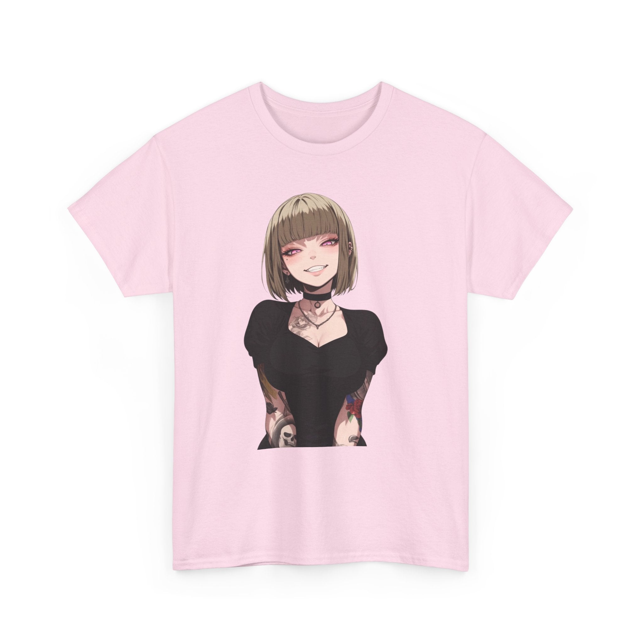 Sexy Style Himiko Toga Skull Tattooed Unisex Heavy Cotton Tee
