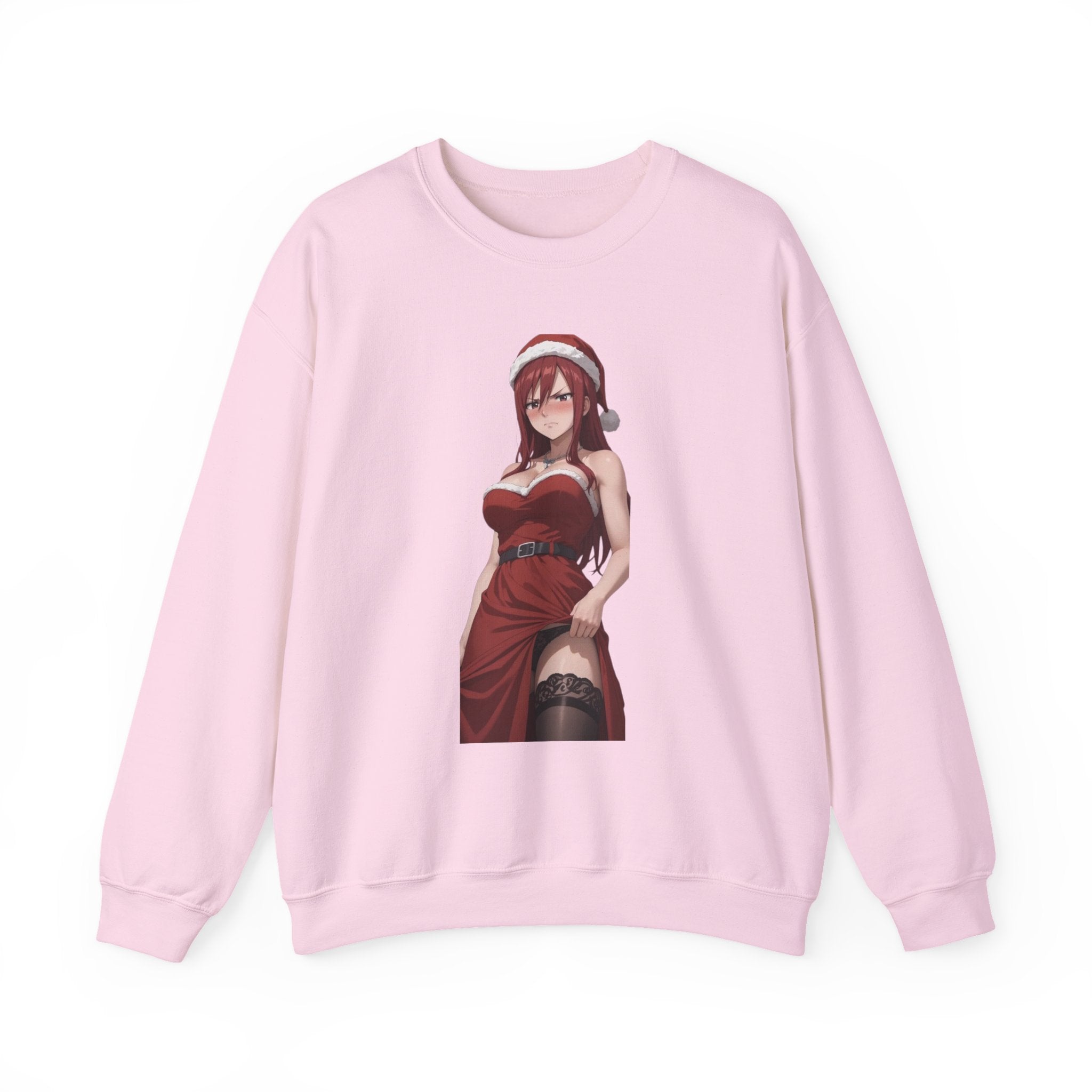 Ezra Scarlet Christmas Themed Angry Unisex Heavy Blend™ Crewneck Sweatshirt