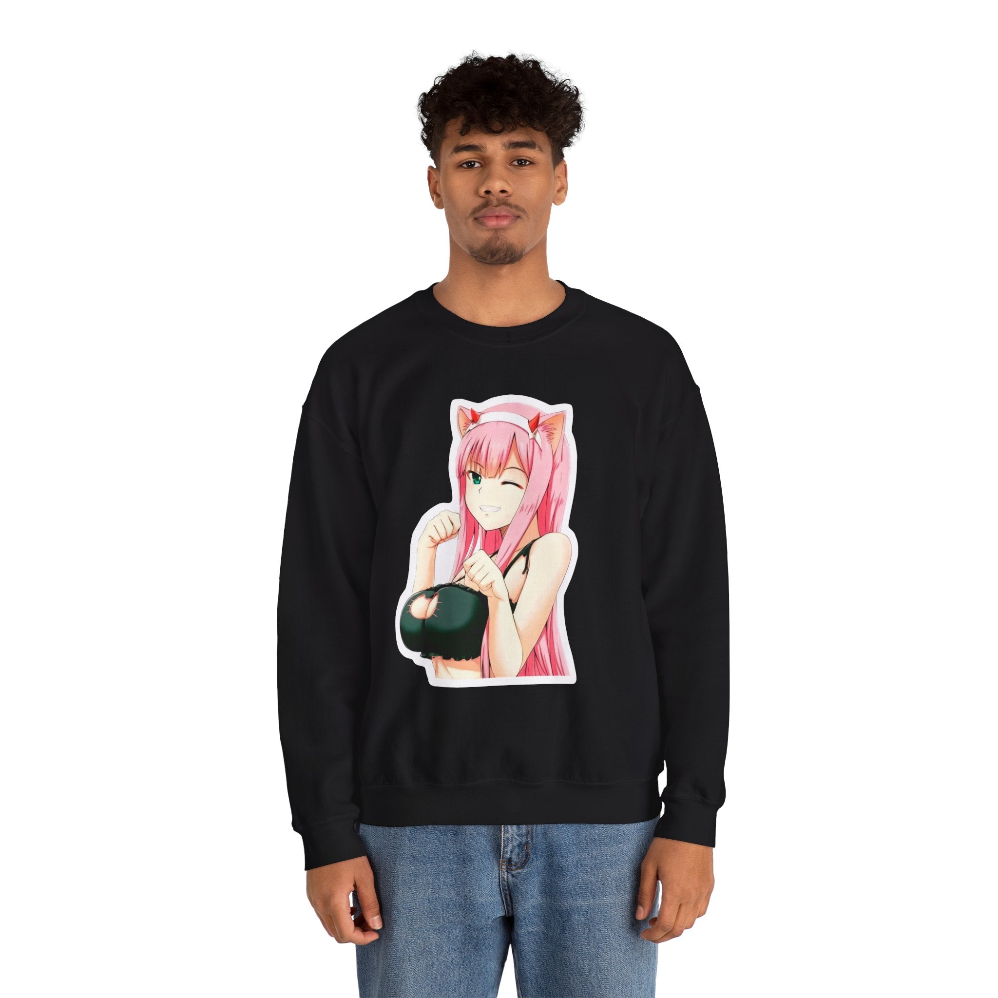 Zero Two Sexy Style Unisex Heavy Blend™ Crewneck Sweatshirt