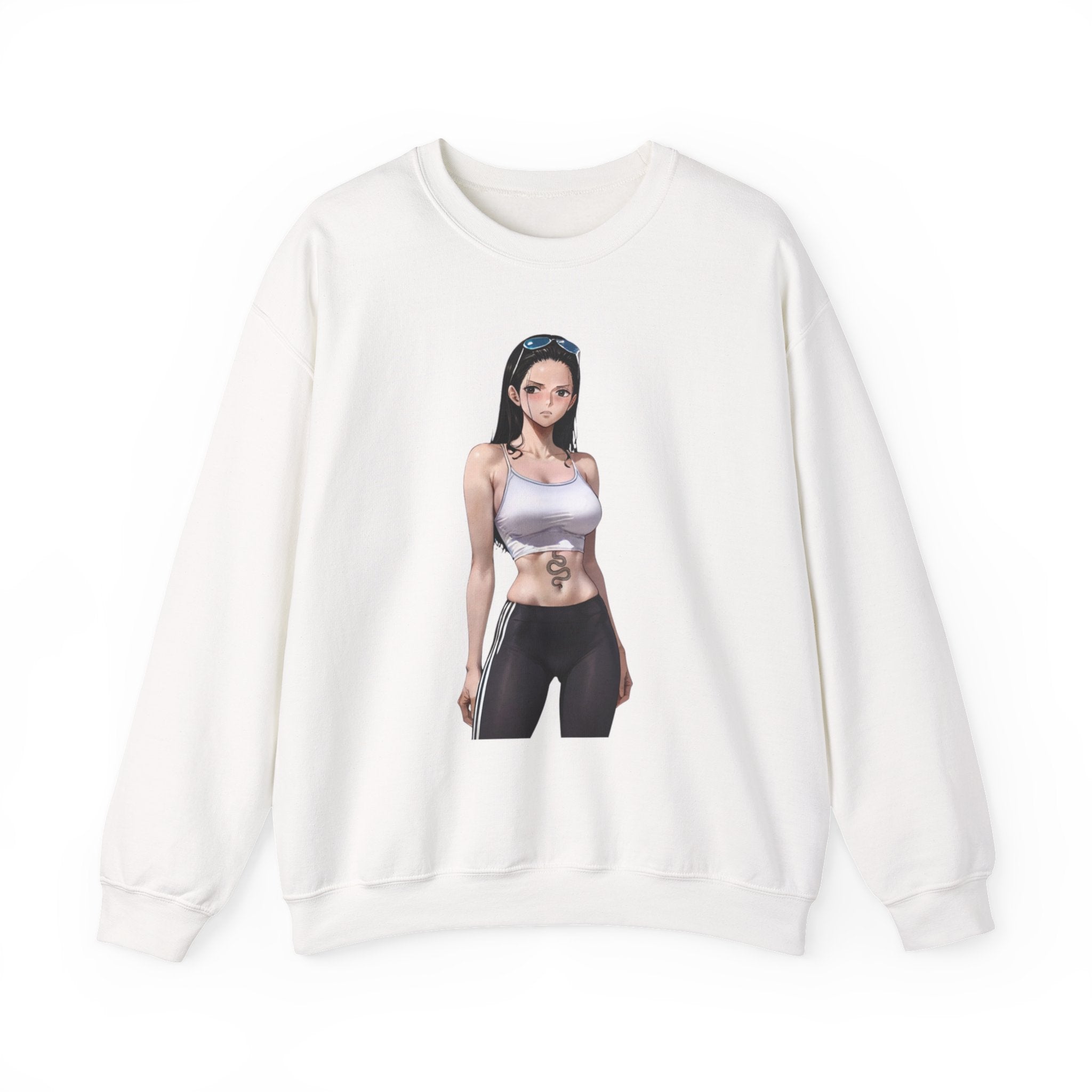 Copy of Nico Robin Catgirl Casual Anime Unisex Heavy Blend™ Crewneck Sweatshirt