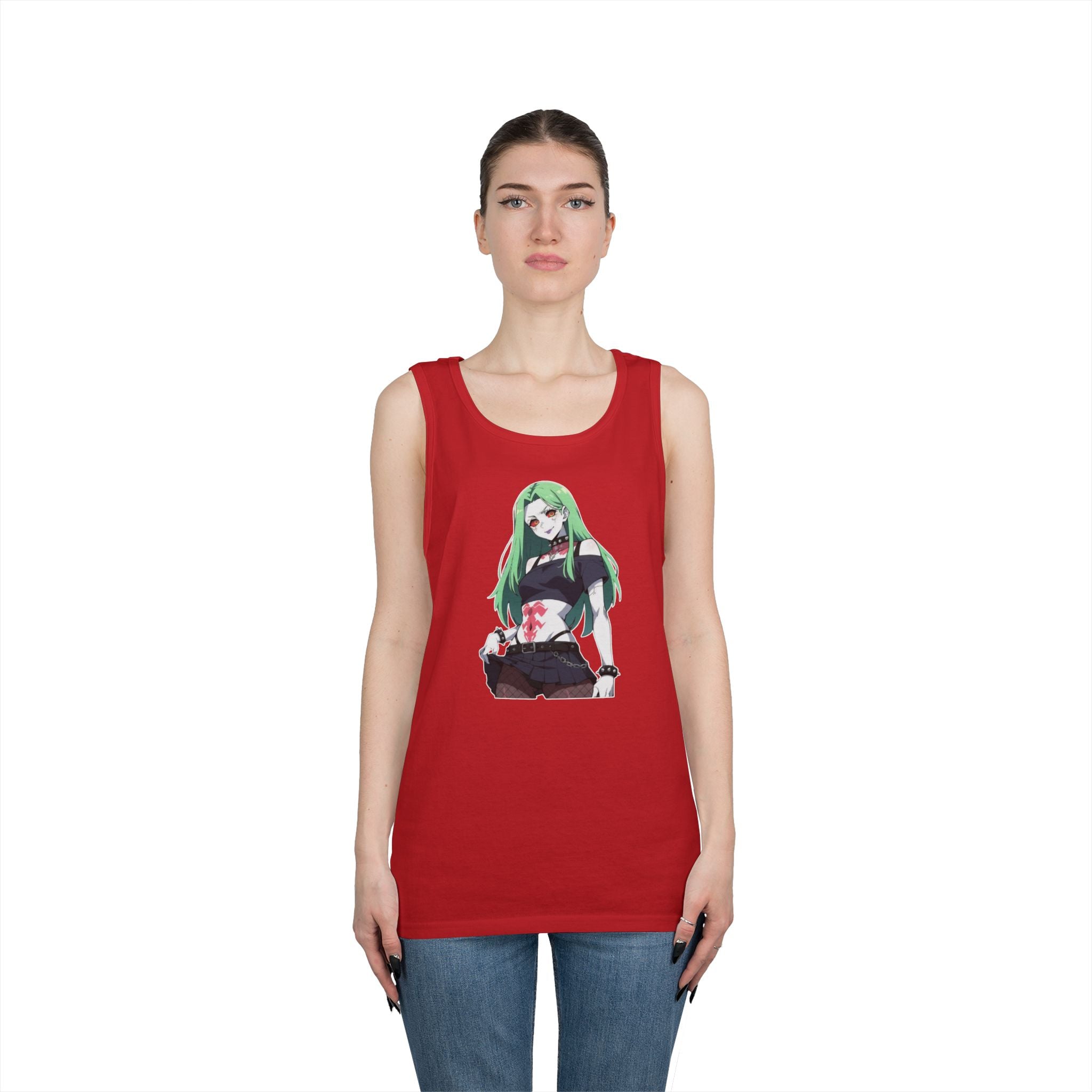 Rebecca Cyberpunk Futuristic Heavy Cotton Tank Top