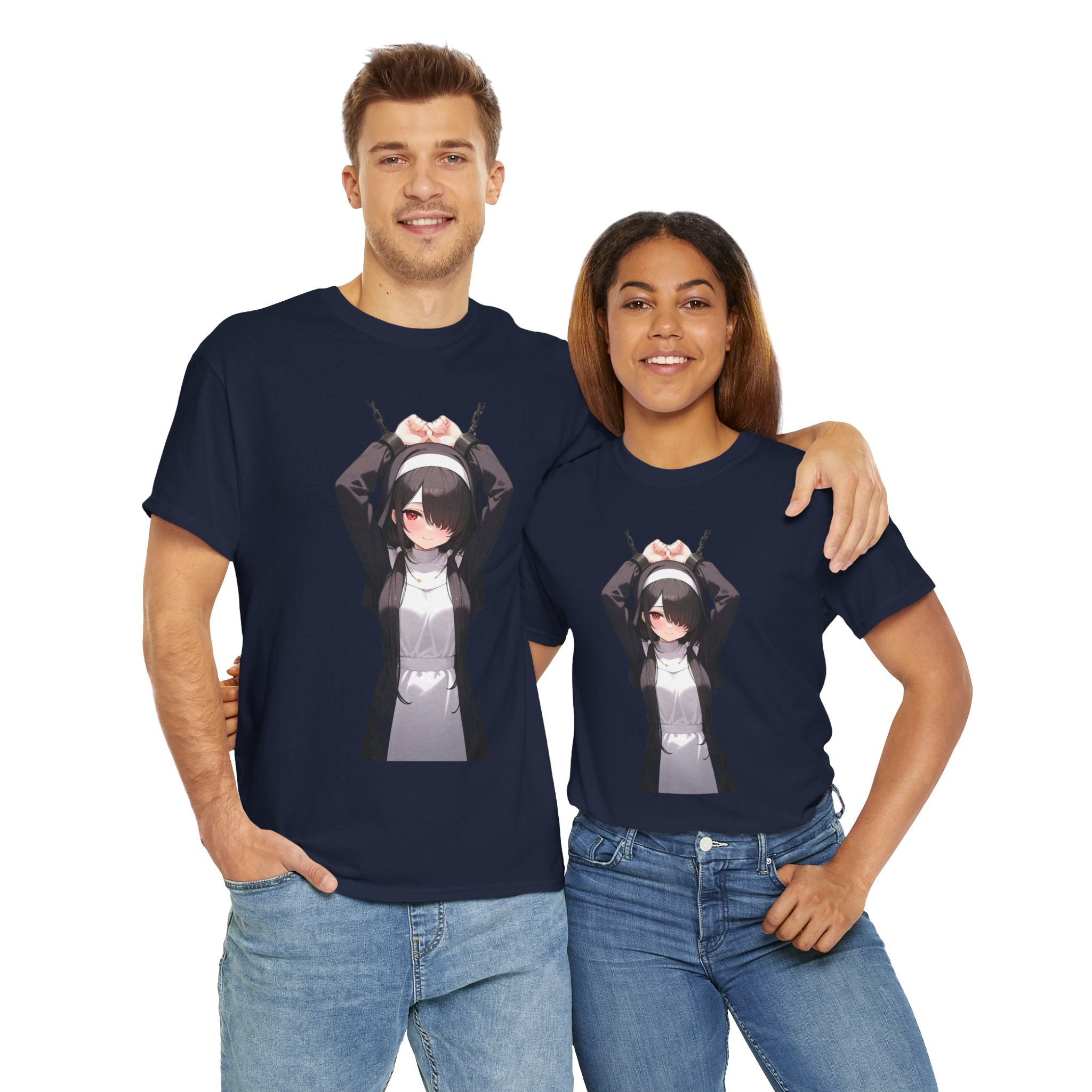 Tokisaki Kurum Nun Gothic Anime Heavy Cotton Tee