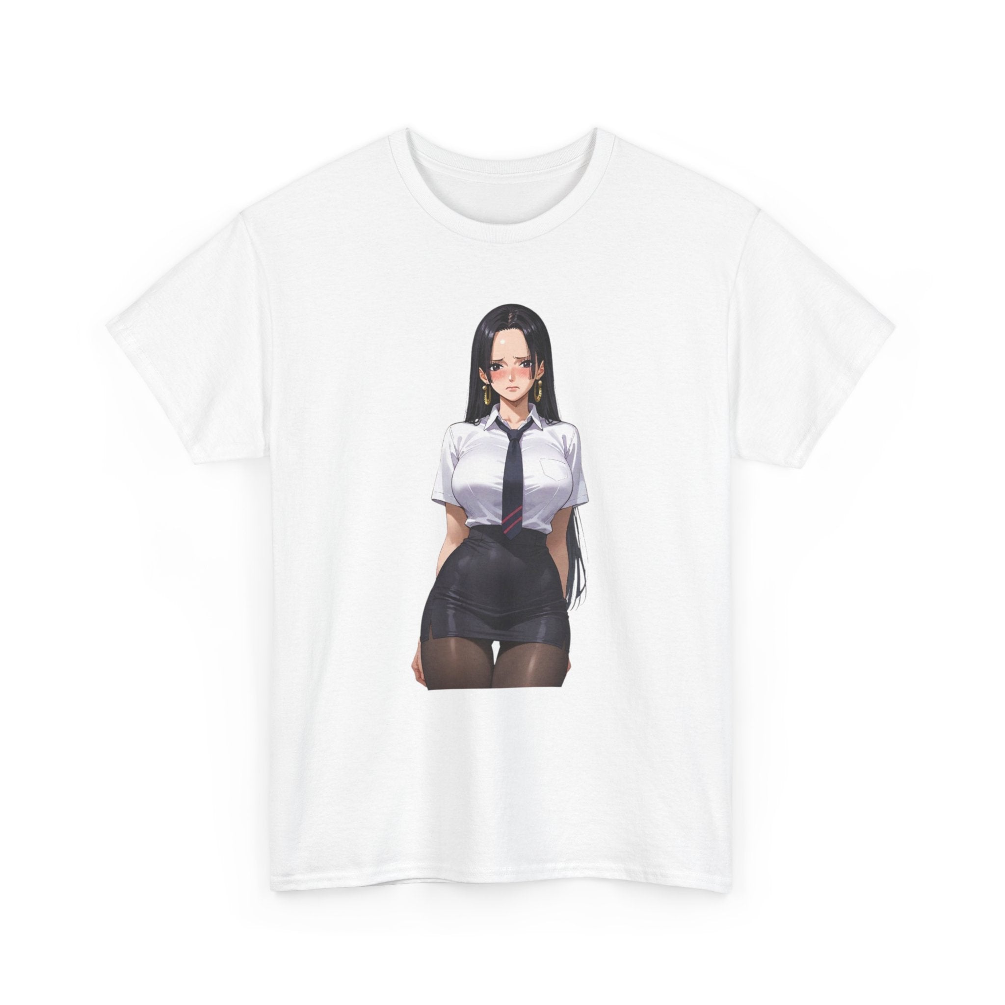 Nico Robin Office Lady Blushing Unisex Heavy Cotton Tee