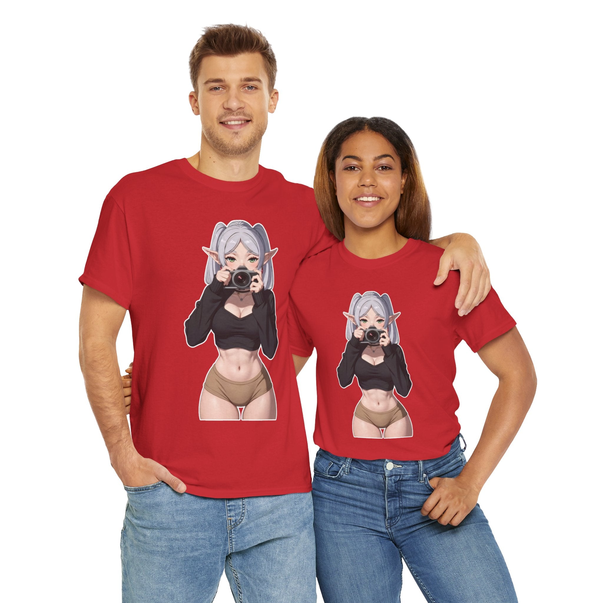 Frieren Cute Unisex Heavy Cotton Tee