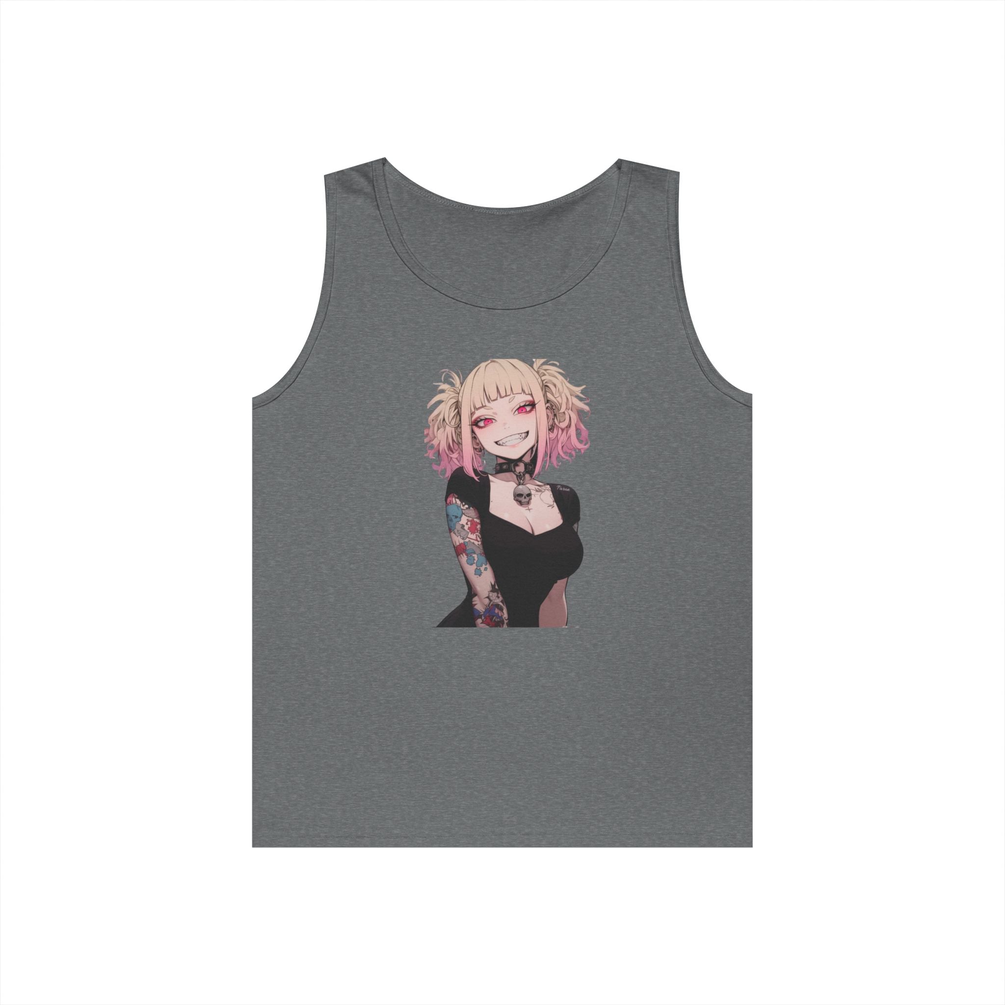 Gothic Himiko Toga Tattooed Crazy Heavy Cotton Tank Top