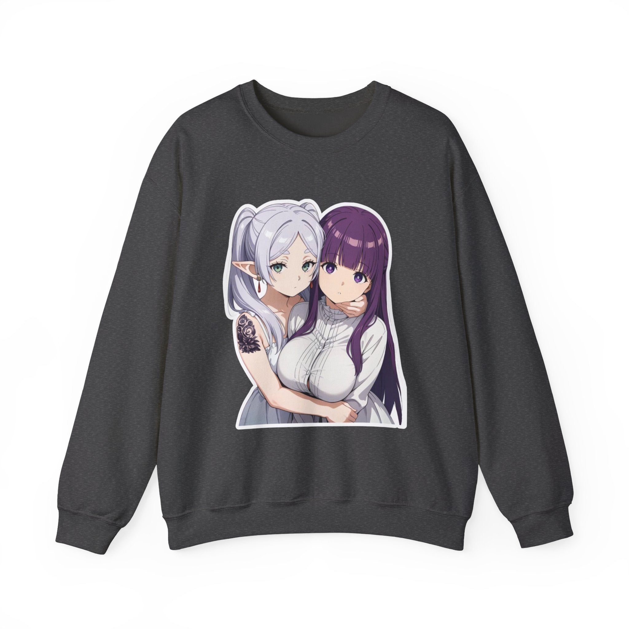 Fern x Frieren Waifu Unisex Heavy Blend™ Crewneck Sweatshirt
