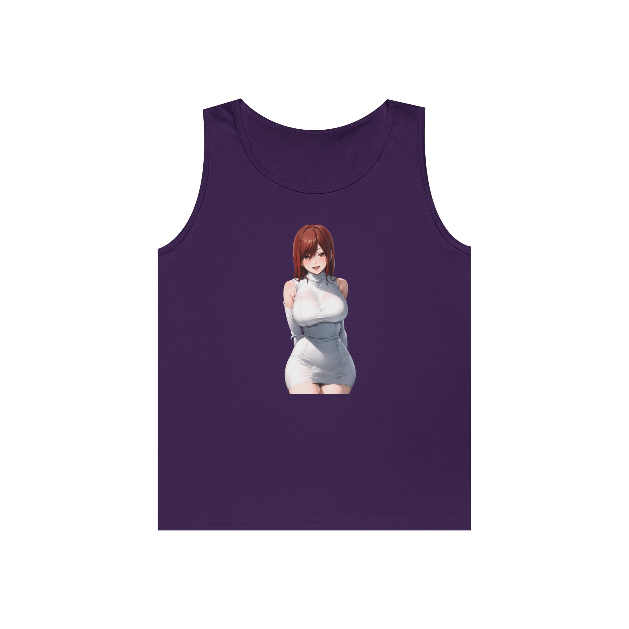 Ezra Scarlet Charming White Dress Anime Heavy Cotton Tank Top
