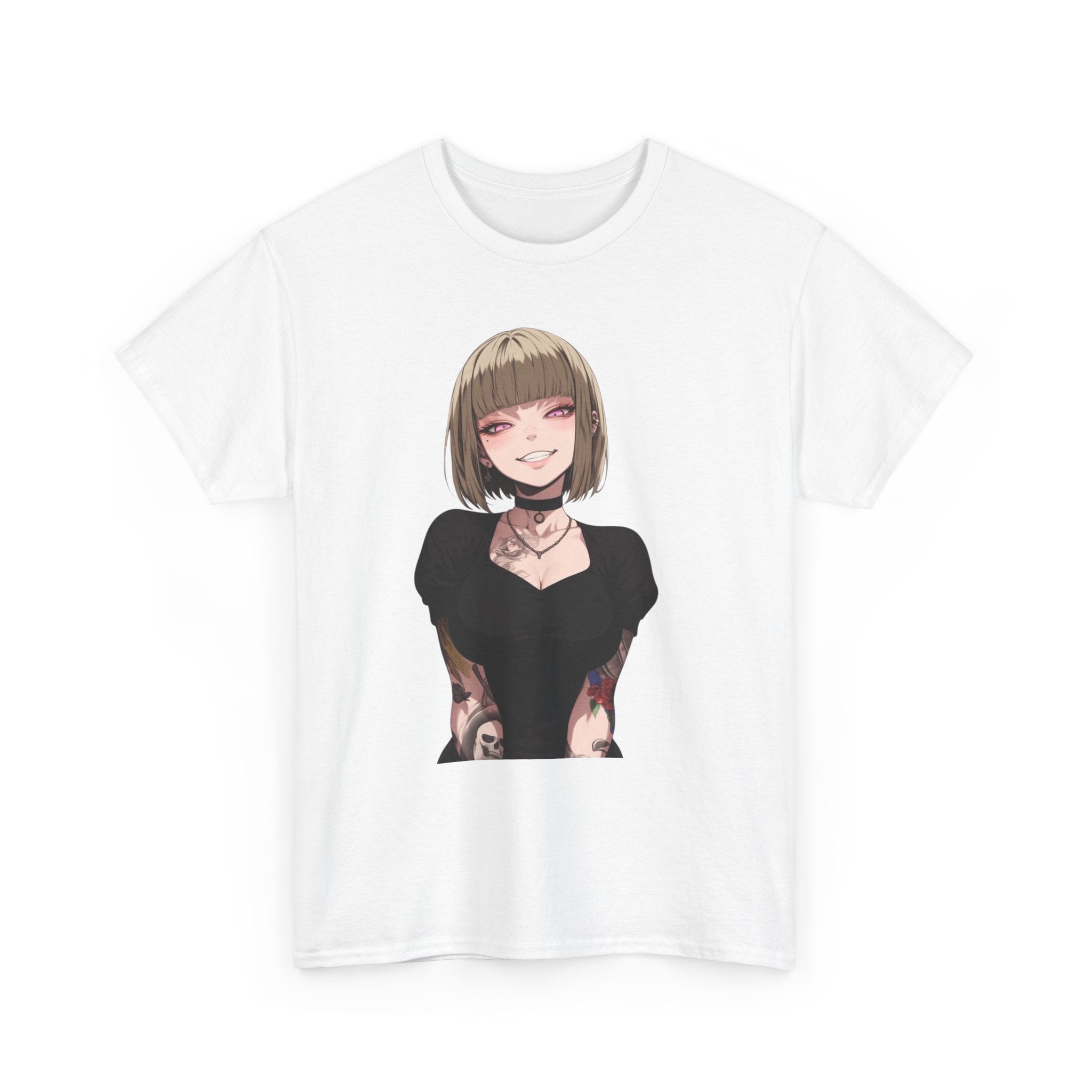 Sexy Style Himiko Toga Skull Tattooed Unisex Heavy Cotton Tee