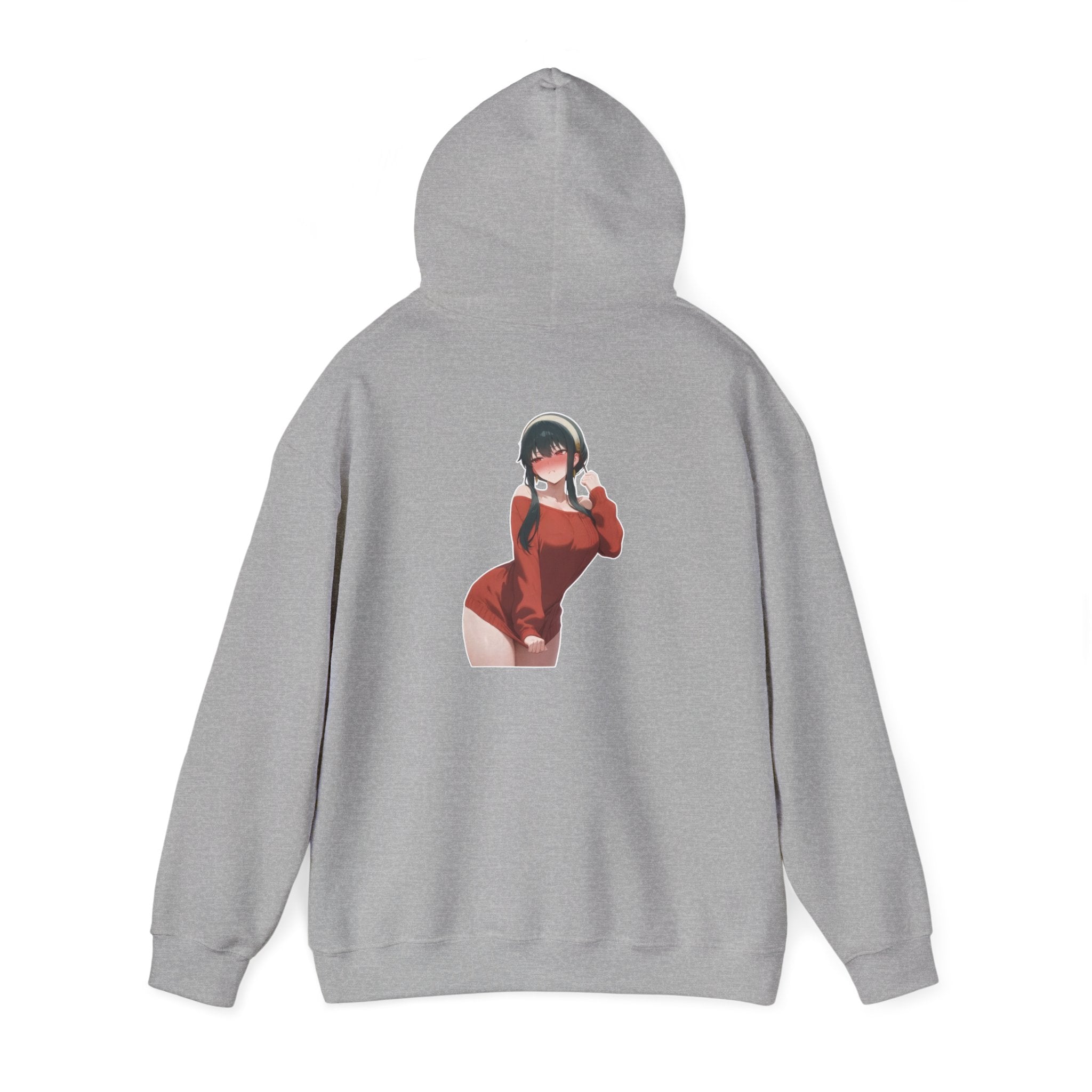 Yor Forger Blushing Waifu Unisex Heavy Blend™ Hooded Sweatshirt