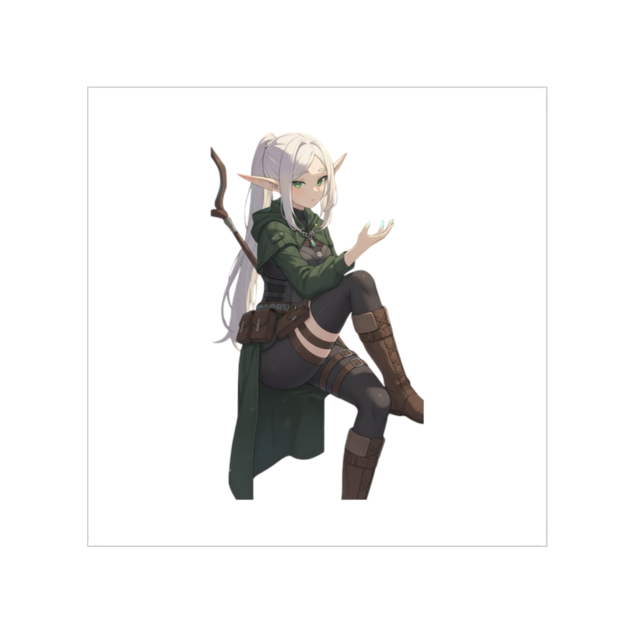 Frieren Mage Tactical Waifu Sticker