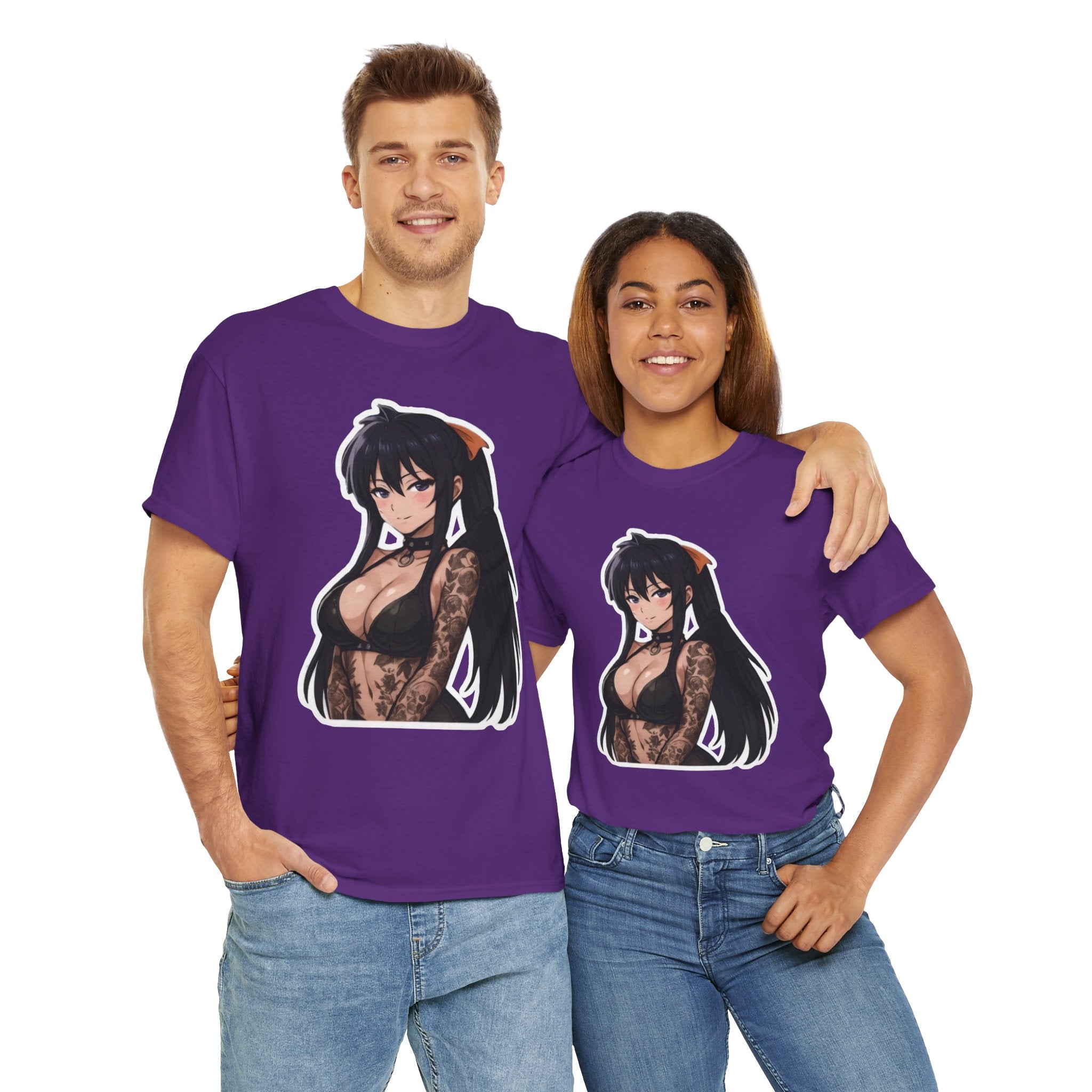 Akeno Himejima Unisex Heavy Cotton Tee