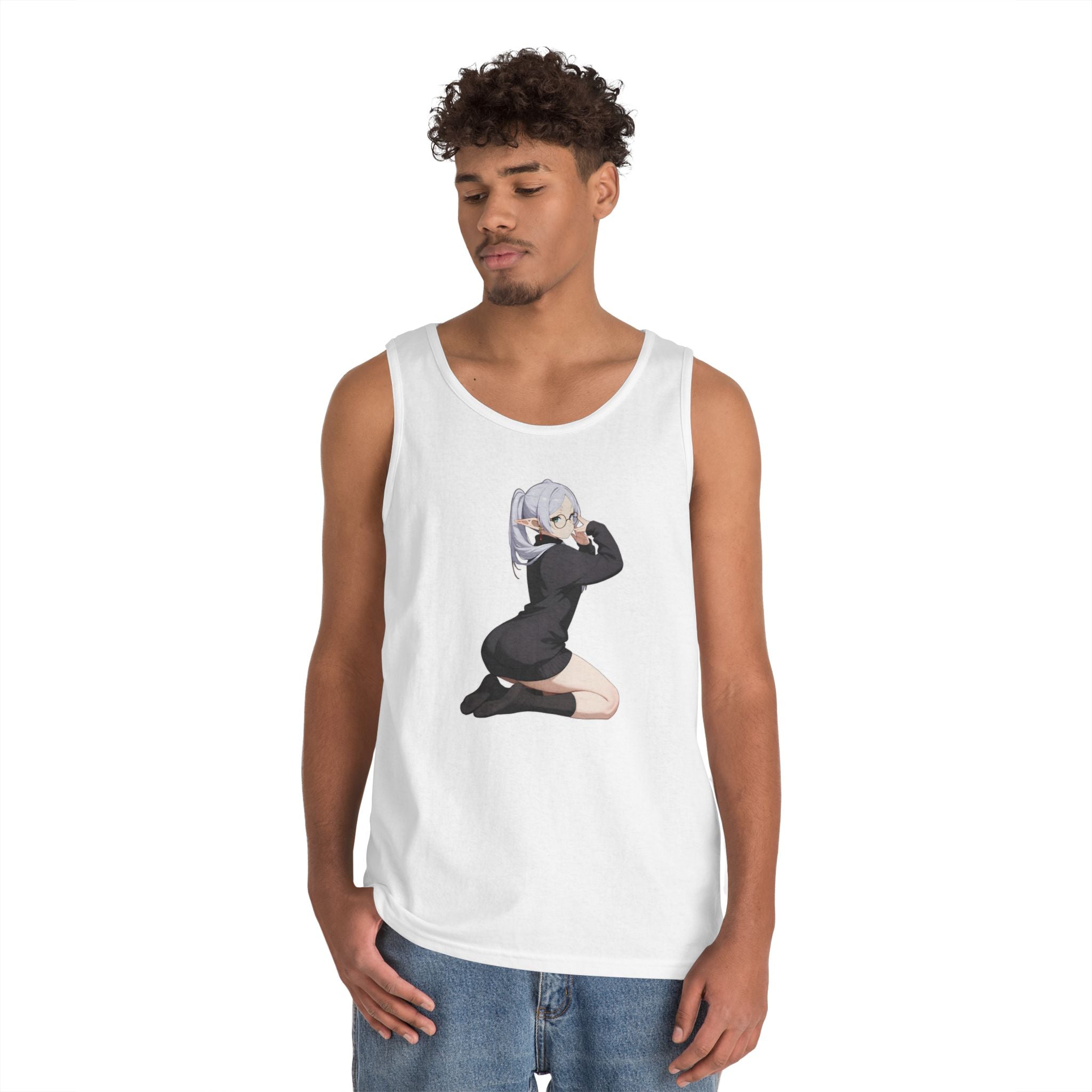 Cute Frieren Heavy Cotton Tank Top