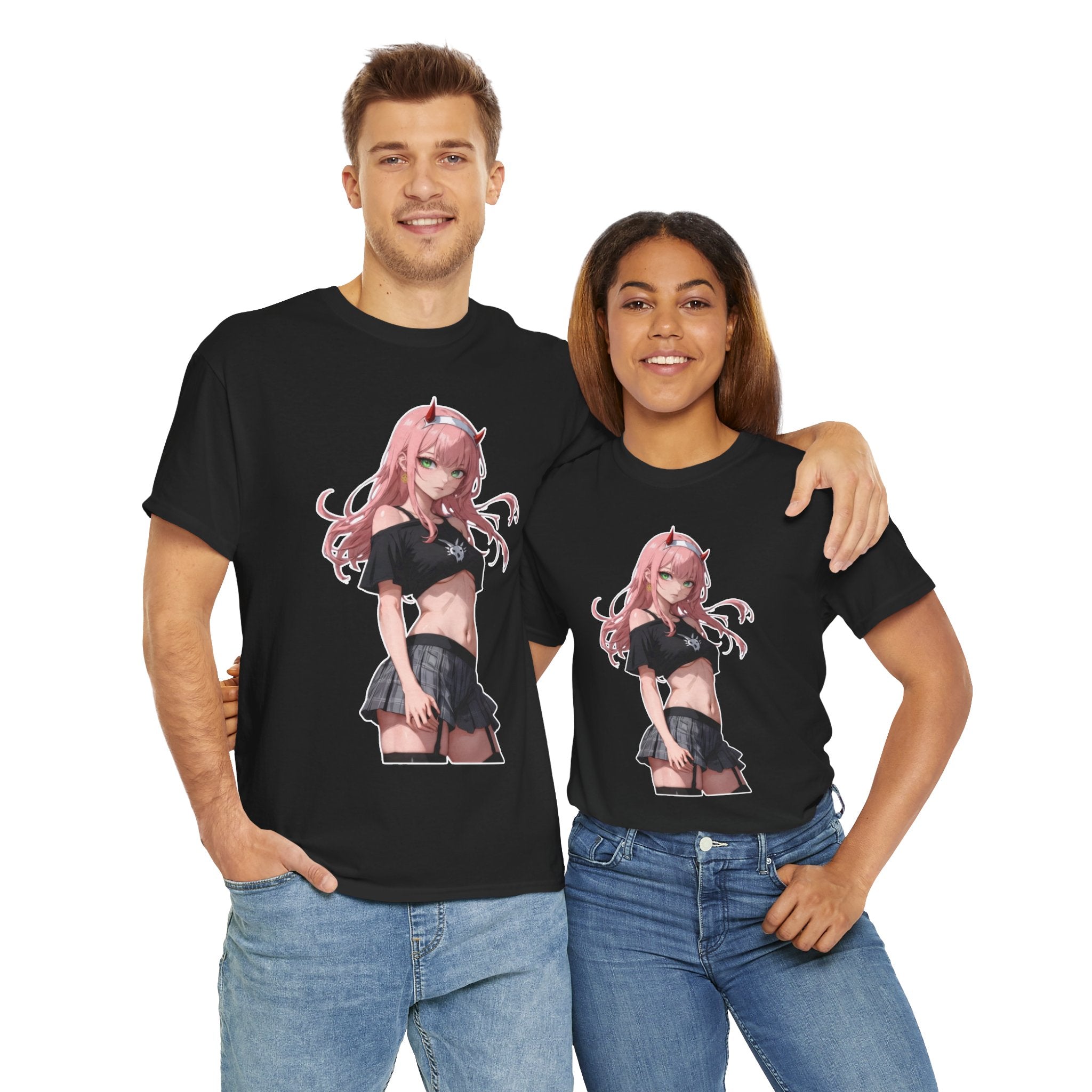 Zero Two Streetwear Style Unisex Heavy Cotton Tee