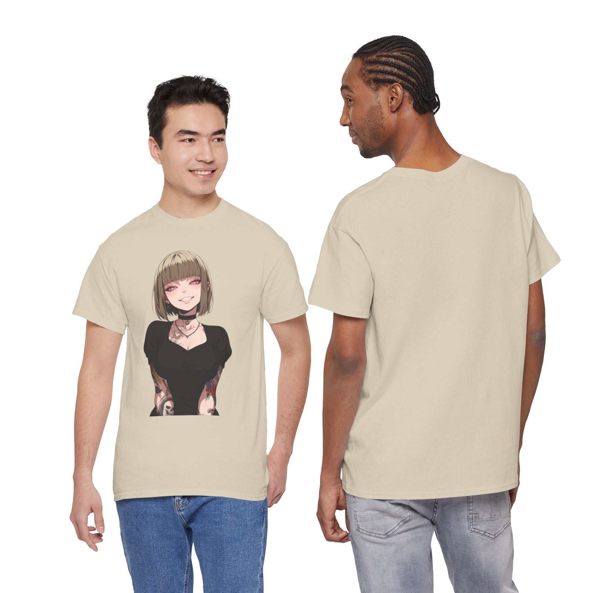 Sexy Style Himiko Toga Skull Tattooed Unisex Heavy Cotton Tee