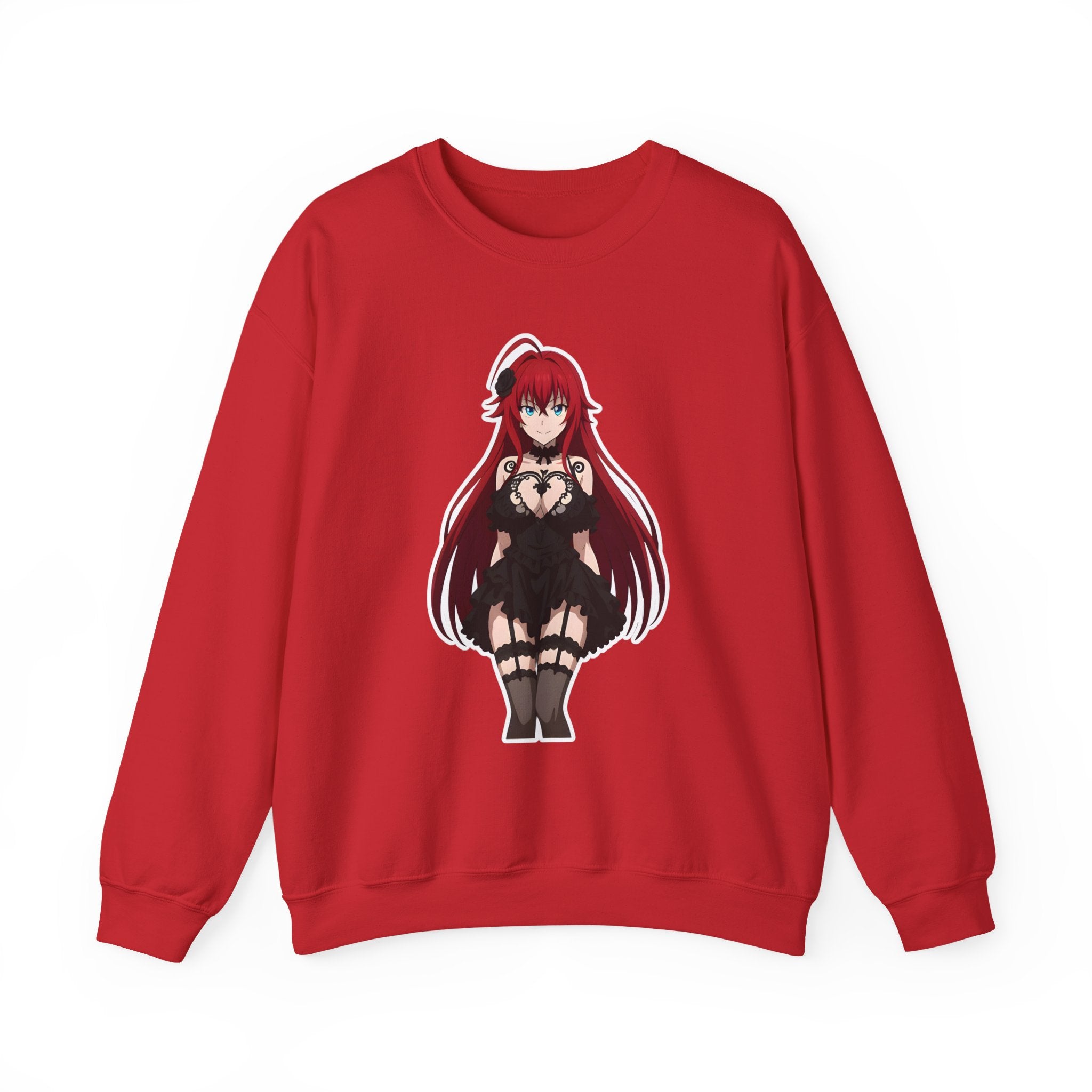 Rias Gremory Gothic Style Waifu Unisex Heavy Blend™ Crewneck Sweatshirt