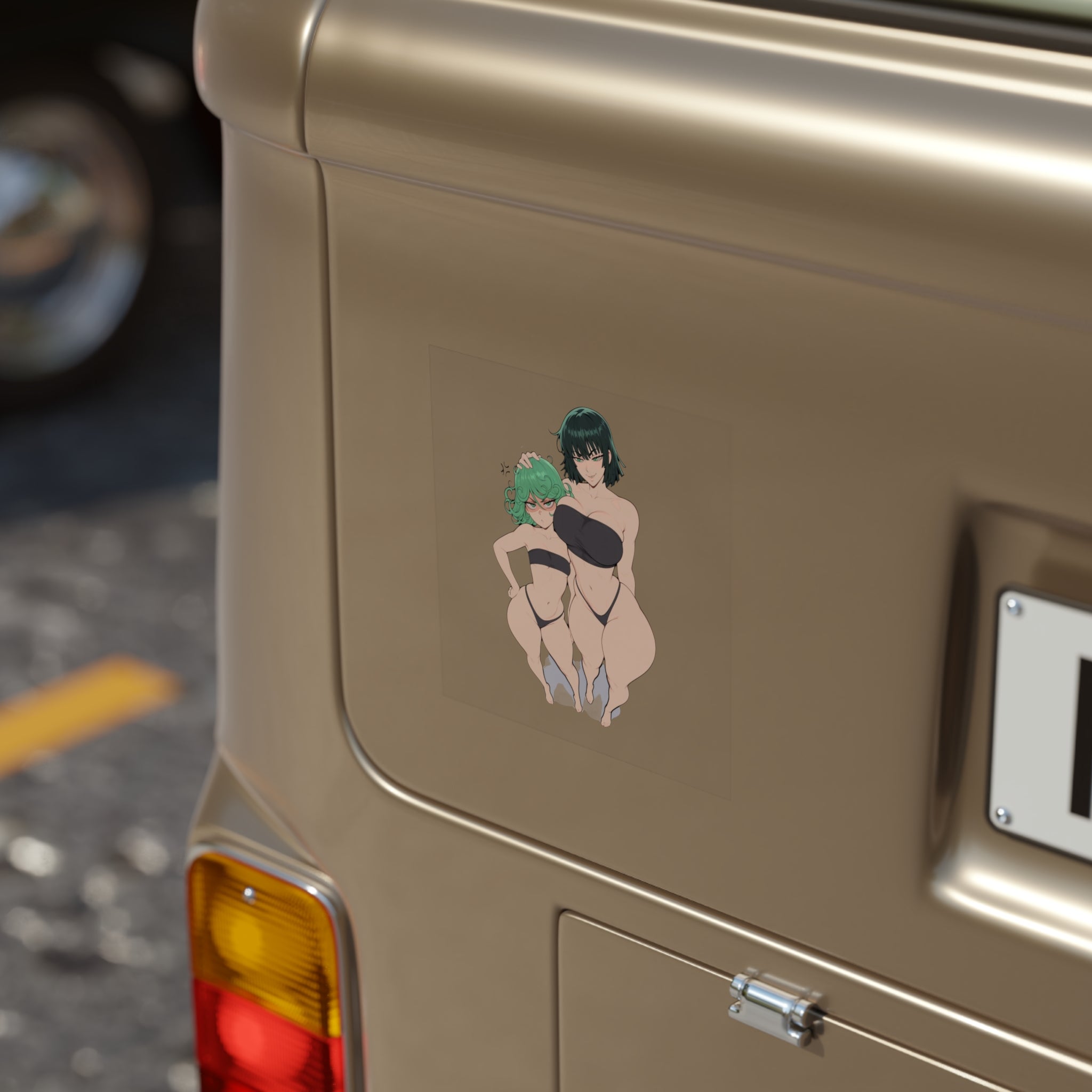 Tatsumaki And Fubuki Cansual Sexy Waifu Sticker