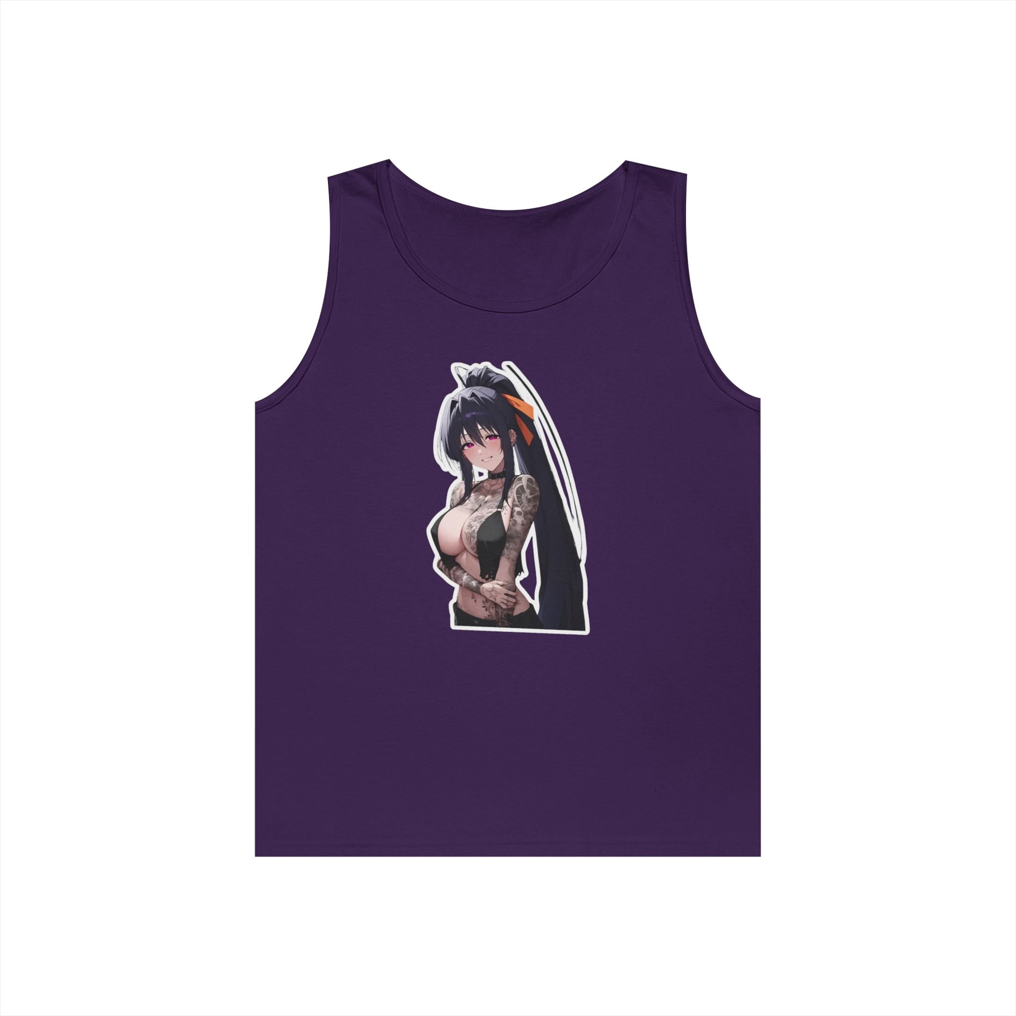 Akeno Himejima Gothic Tattooed Heavy Cotton Tank Top