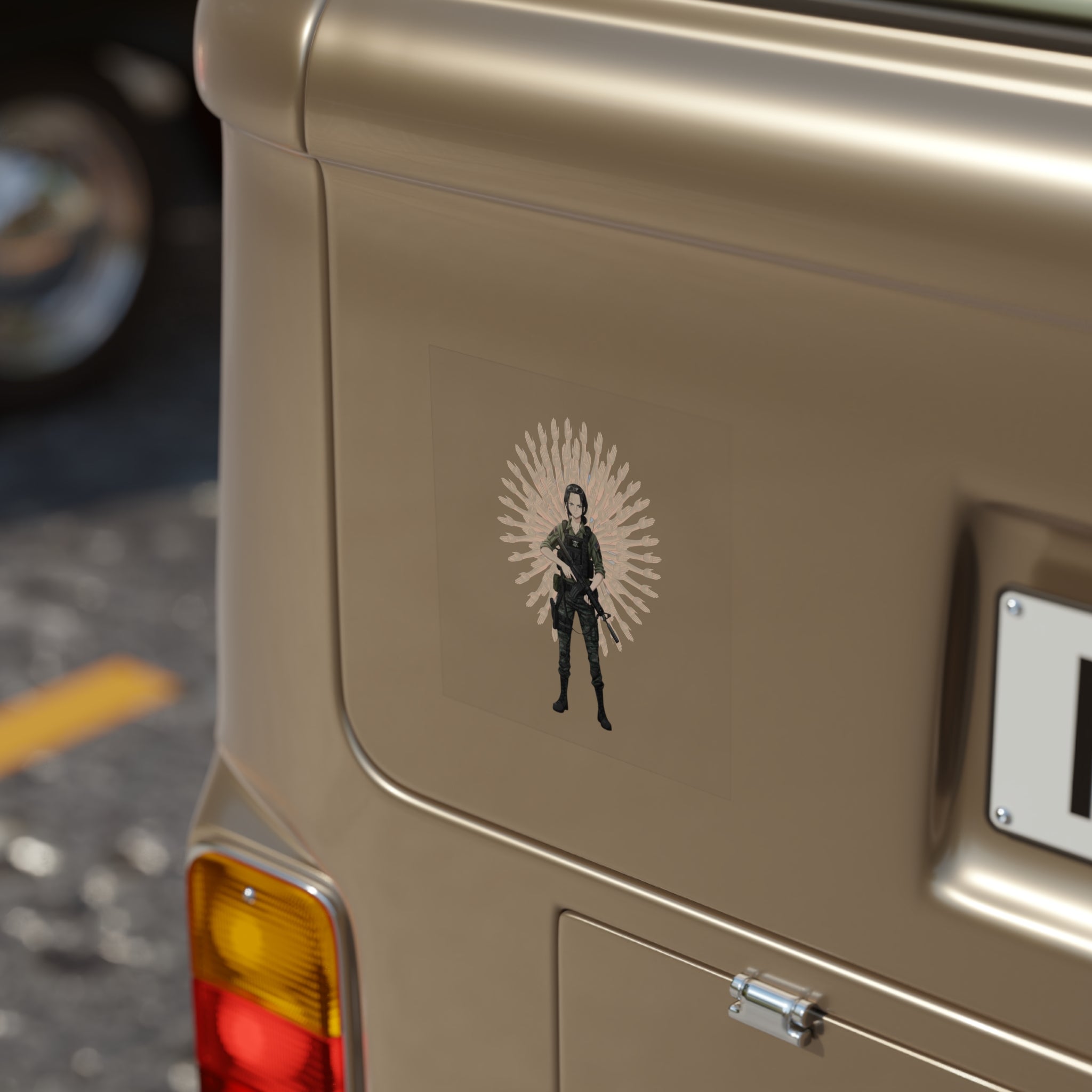 Nico Robin Tactical Waifu Sticker