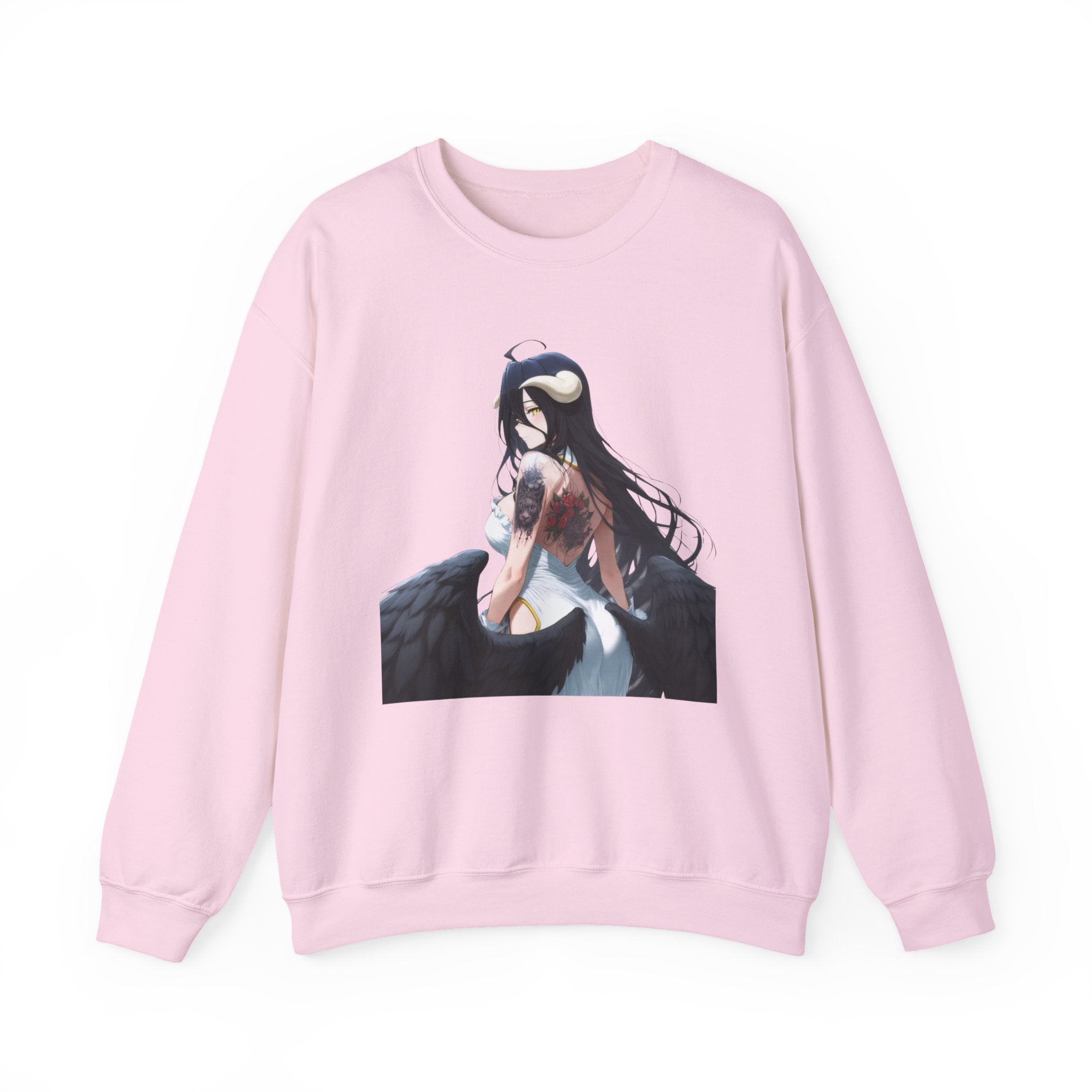 Gothic Albedo Overlord Waifu Unisex Heavy Blend™ Crewneck Sweatshirt
