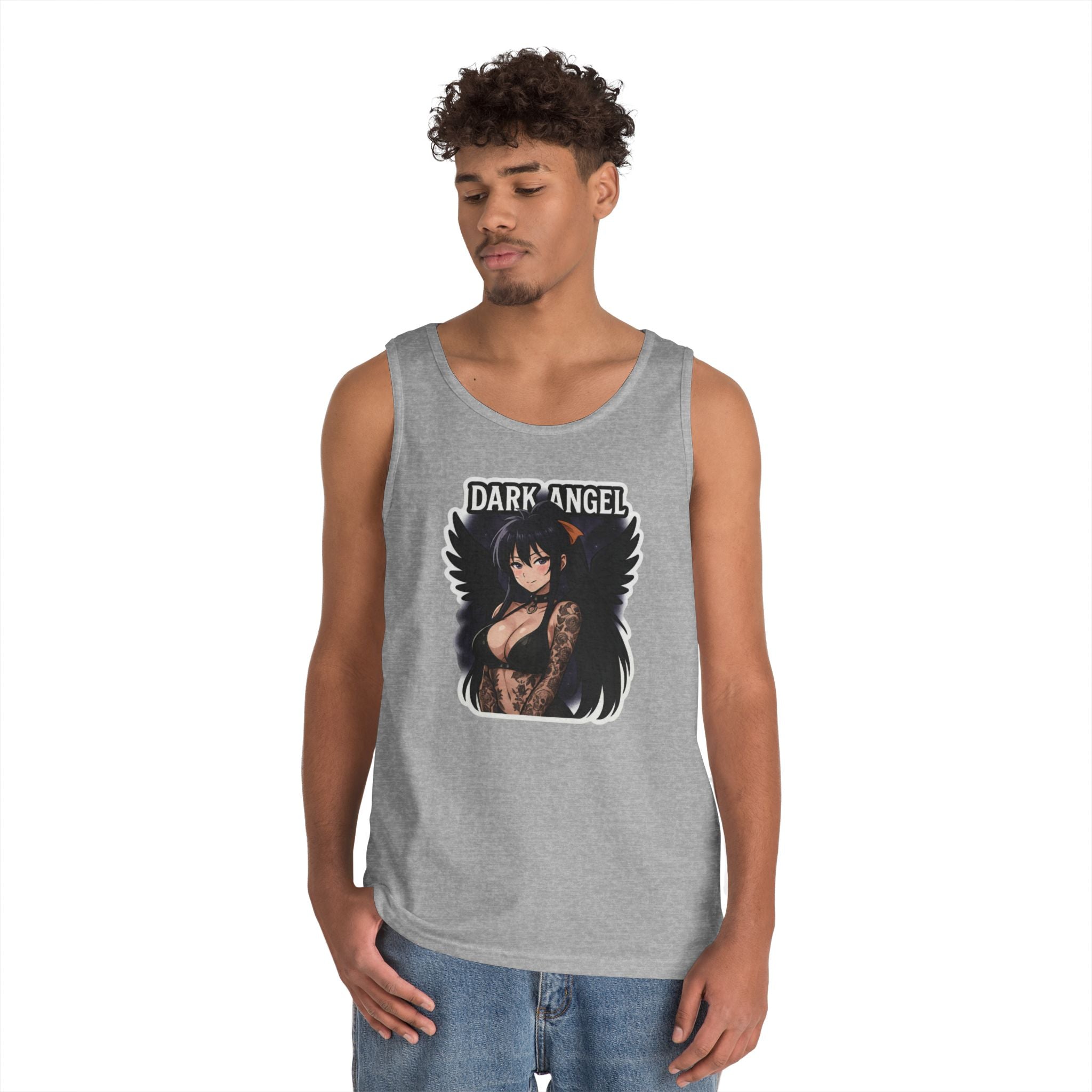 Akeno Himejima Dark Angel Heavy Cotton Tank Top
