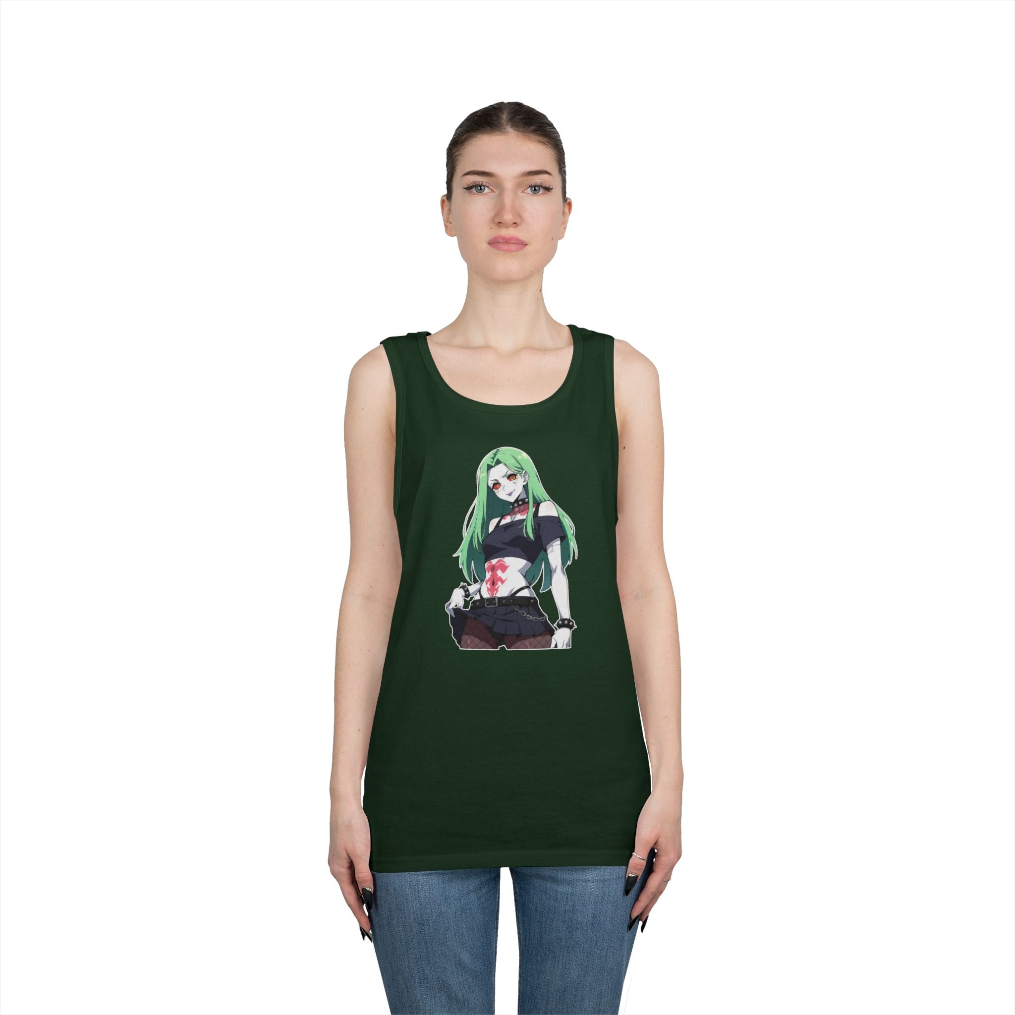 Rebecca Cyberpunk Futuristic Heavy Cotton Tank Top