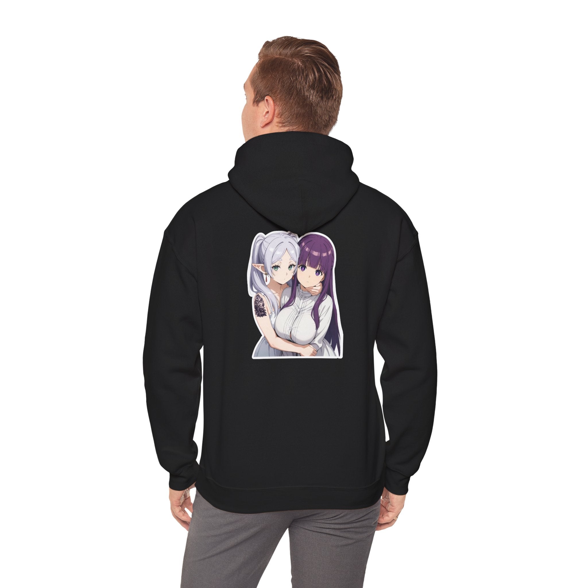 Fern x Frieren Waifu Unisex Heavy Blend™ Hooded Sweatshirt