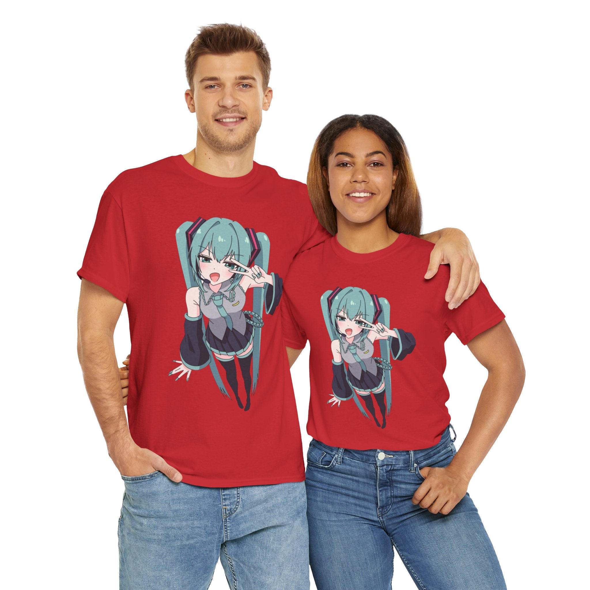 Hatsune Miku Unisex Heavy Cotton Tee