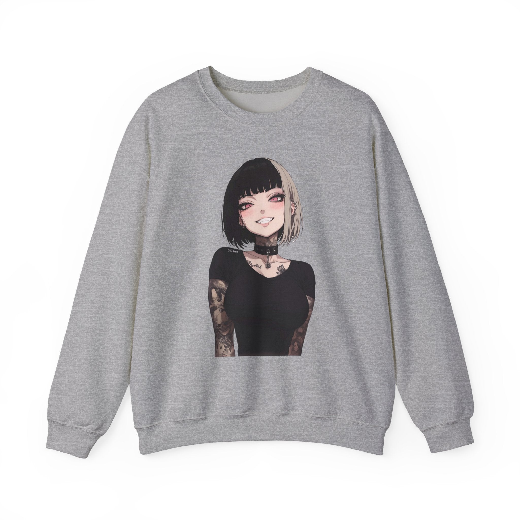 Himiko Toga Gothic Tattooed Style Unisex Heavy Blend™ Crewneck Sweatshirt