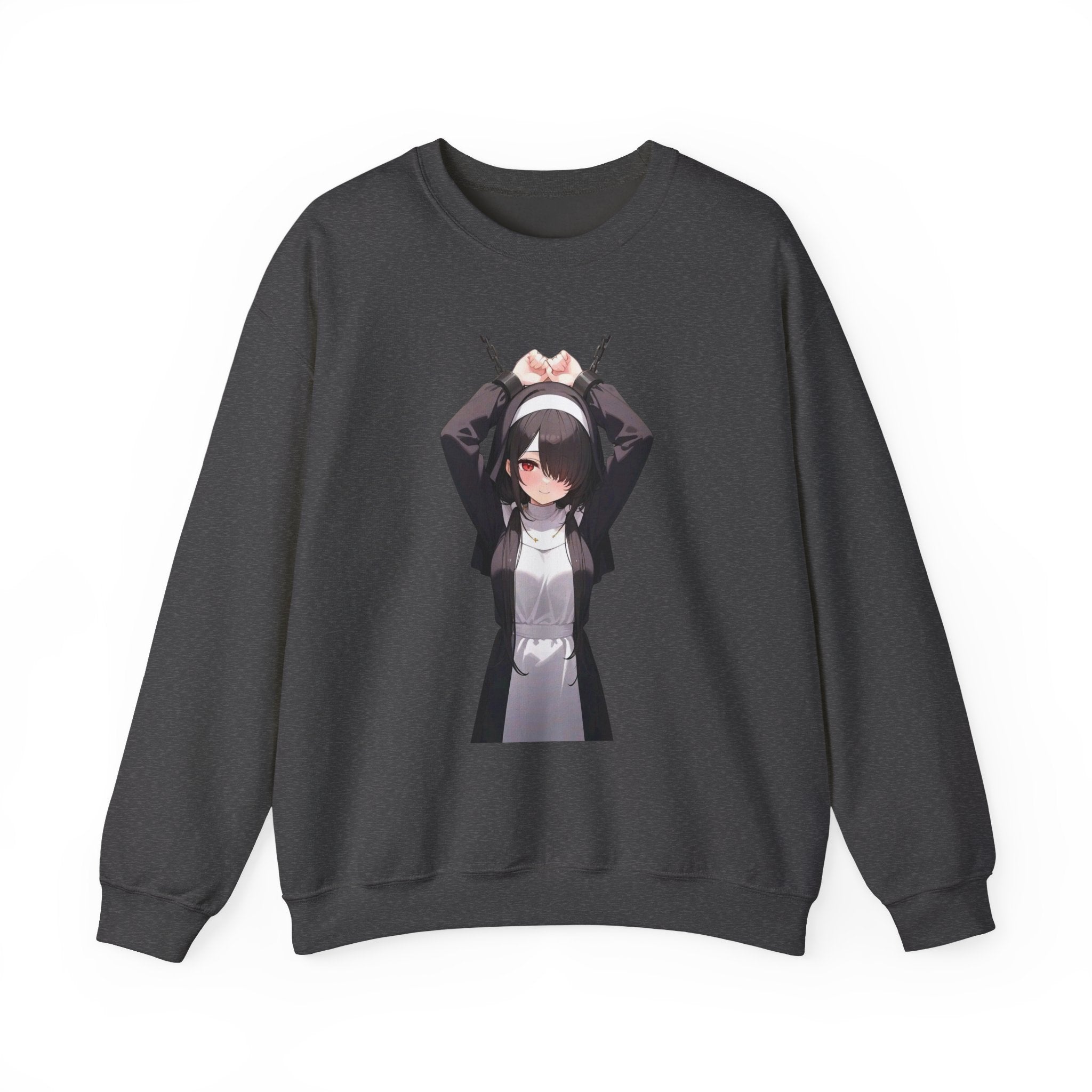 Tokisaki Kurum Nun Gothic Unisex Heavy Blend™ Crewneck Sweatshirt