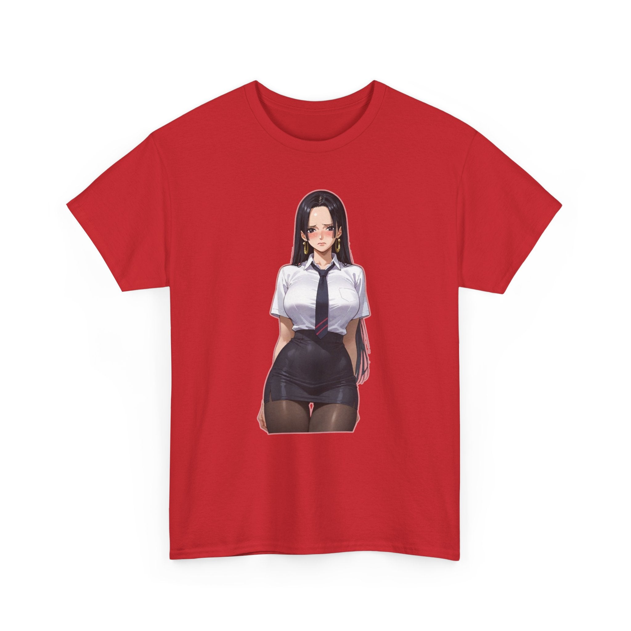 Nico Robin Office Lady Blushing Unisex Heavy Cotton Tee