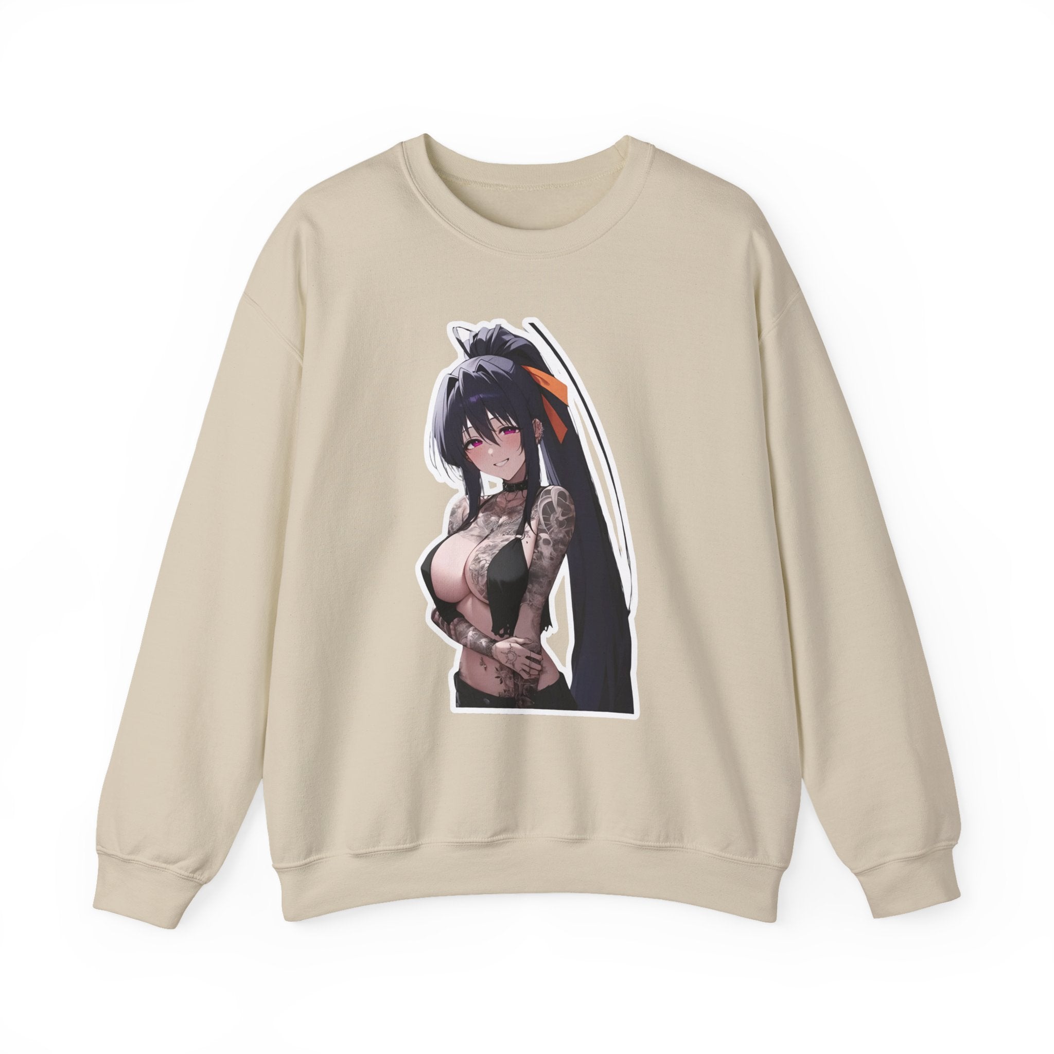 Akeno Himejima Gothic Tattooed Unisex Heavy Blend™ Crewneck Sweatshirt