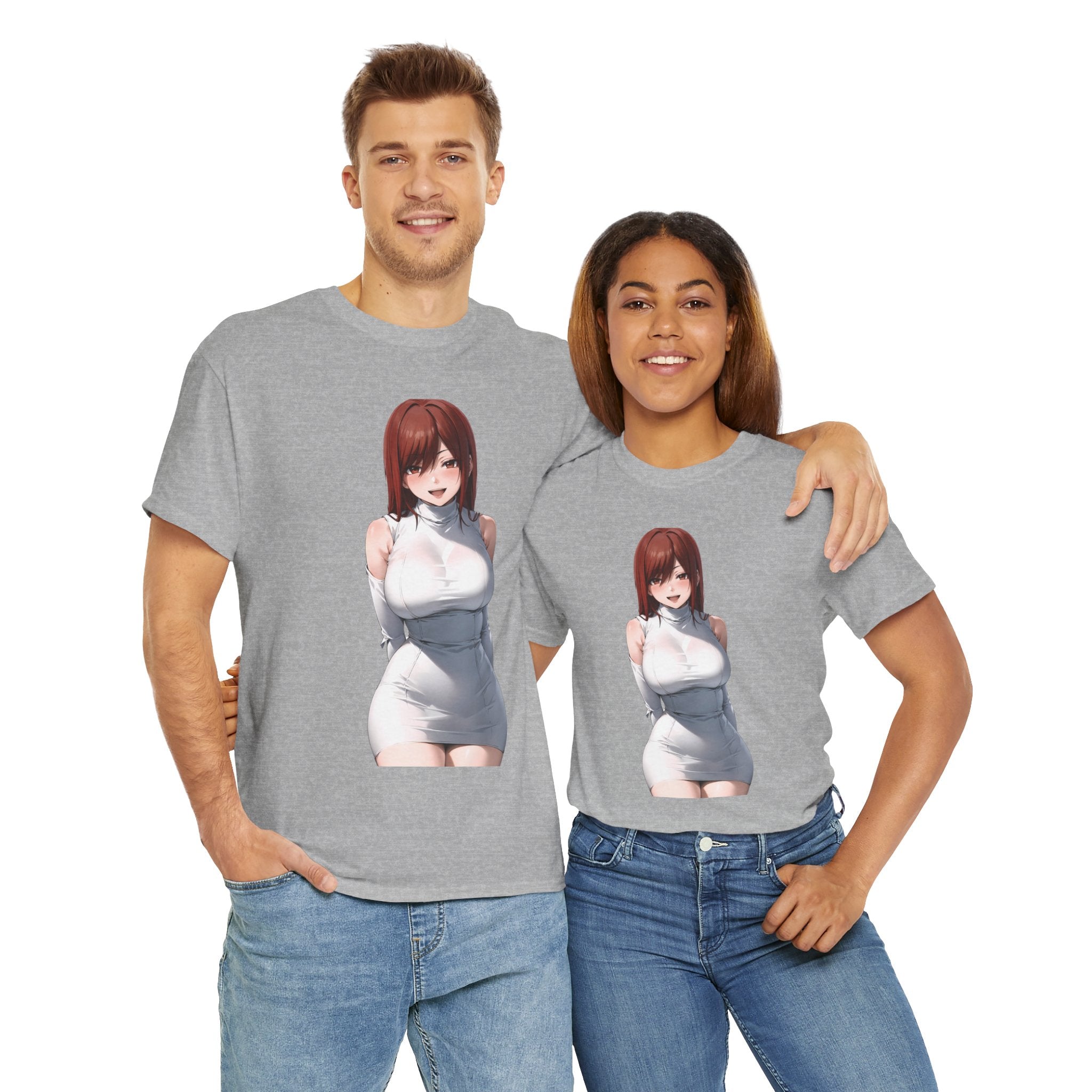 Ezra Scarlet Charming White Dress Anime Unisex Heavy Cotton Tee