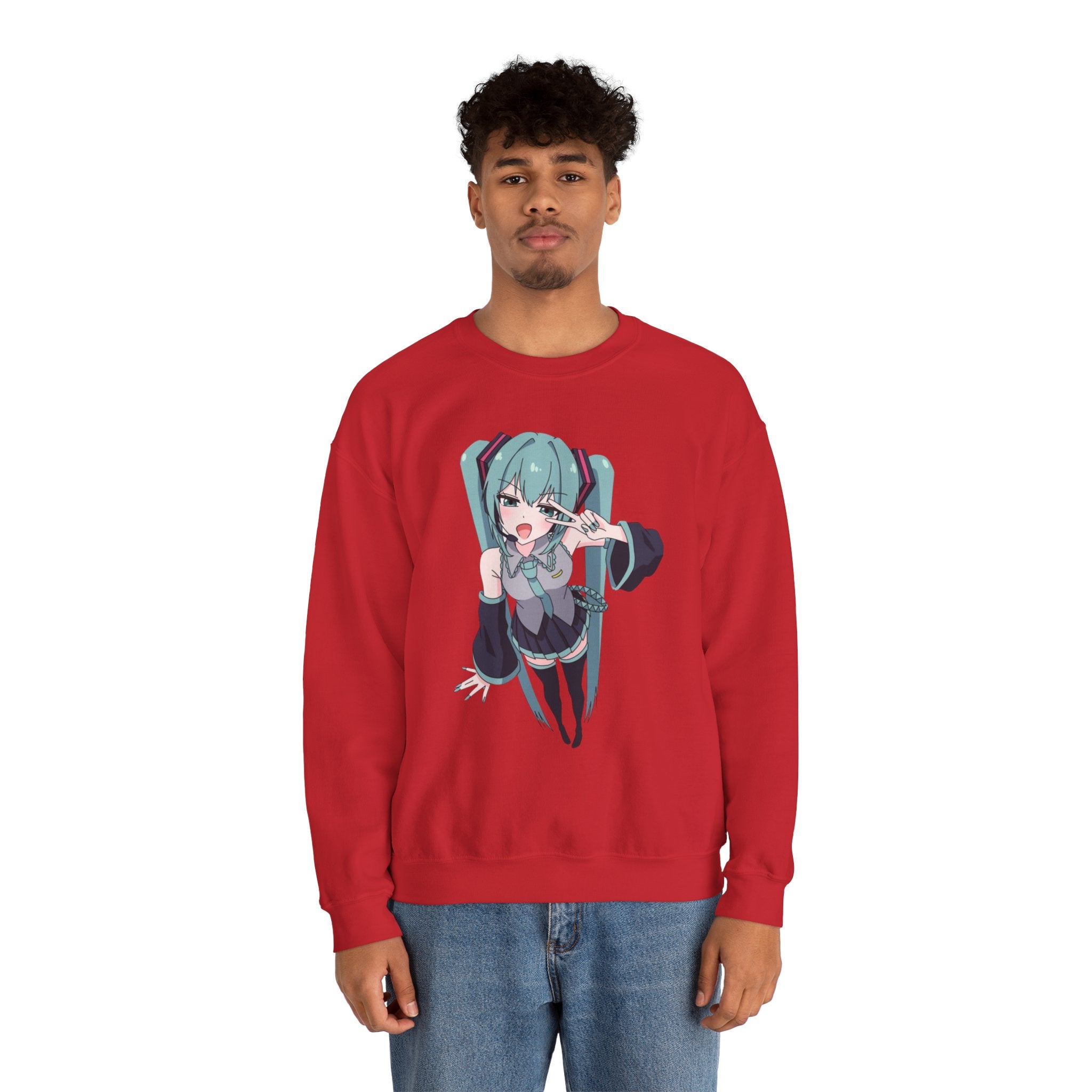 Hatsune Miku Unisex Heavy Blend™ Crewneck Sweatshirt
